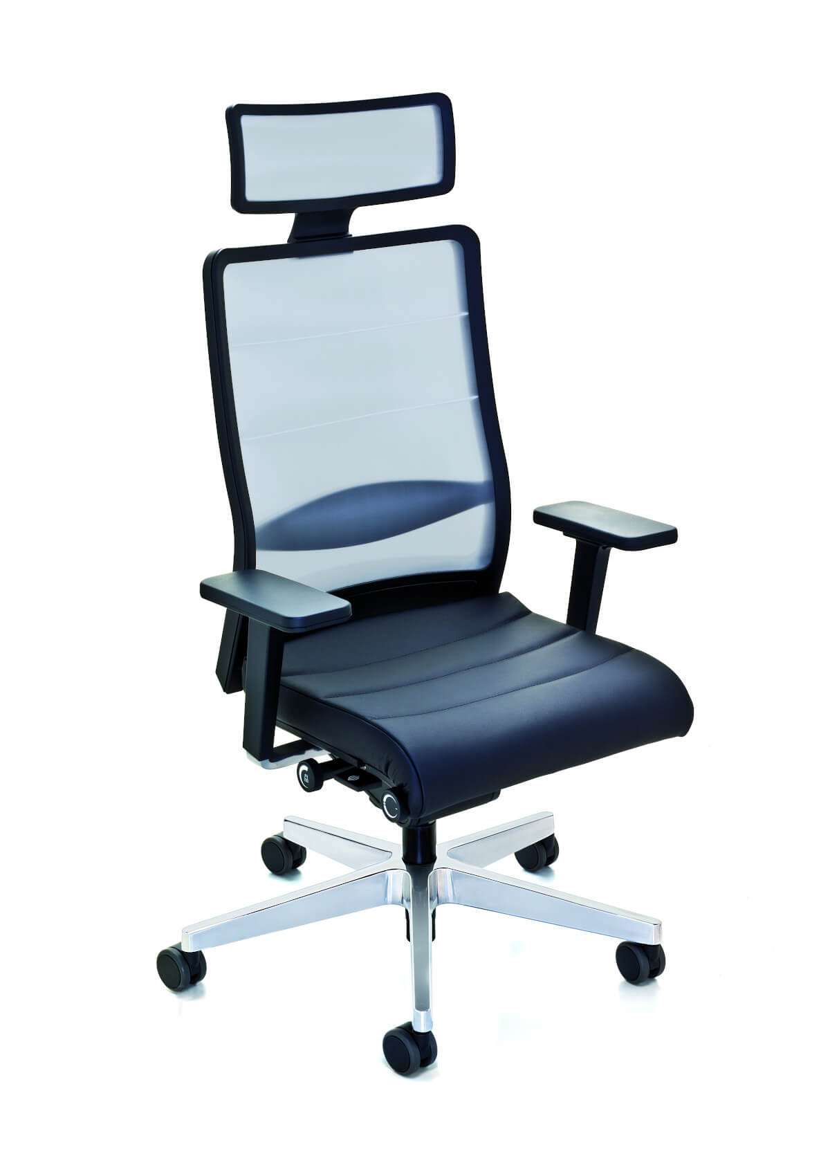 Interstuhl AirPad 3C72 Ergonomischer Bürostuhl Interstuhl AirPad 3C72 ergonomischer Bürodrehstuhl mit Netzrücken, Synchronmechanik und modernem Design