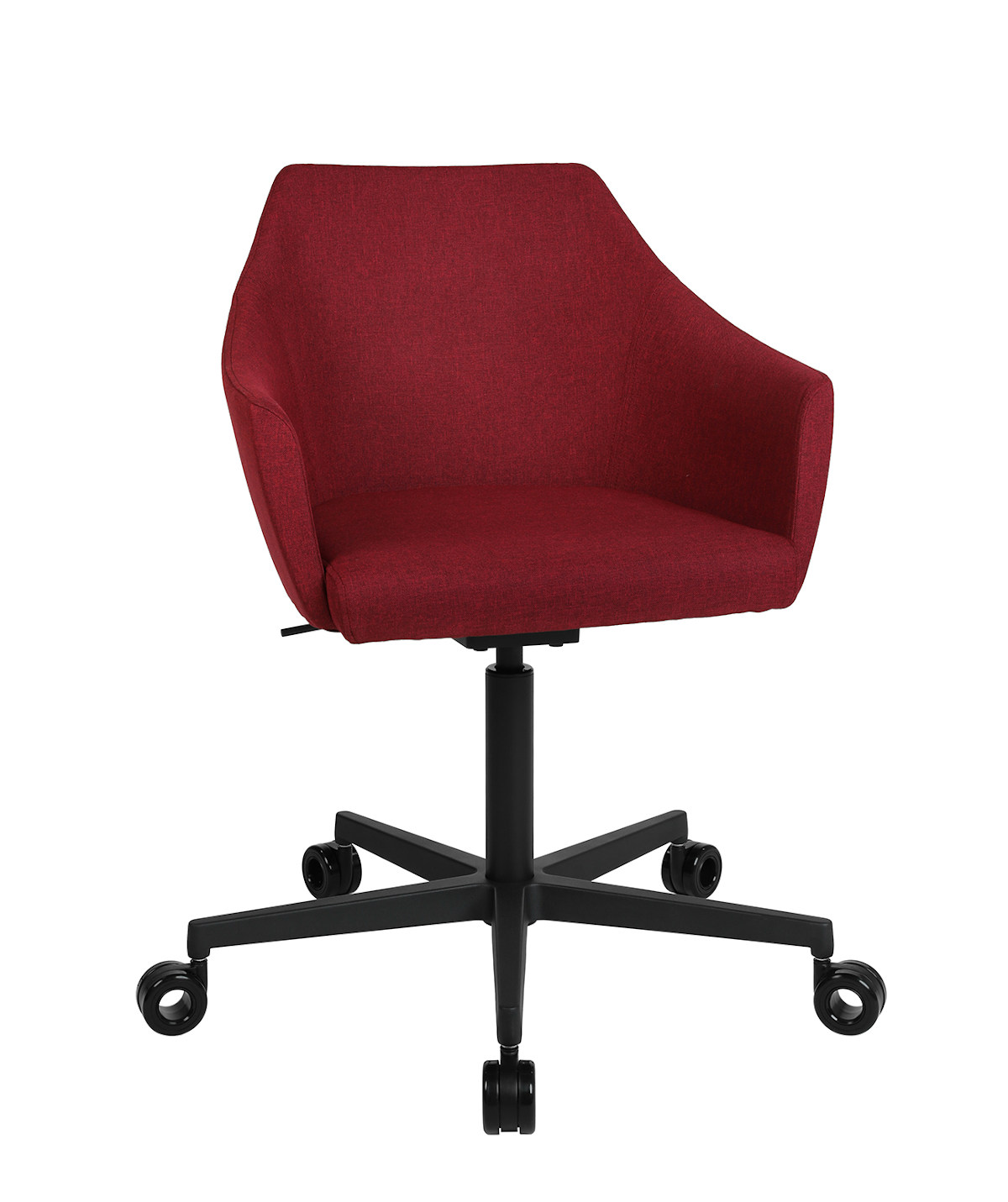 Ergonomischer Wagner W-Cube 5 Sessel mit stabilem schwarzen Aluminium-5-Strahl-Gestell für modernes Arbeiten