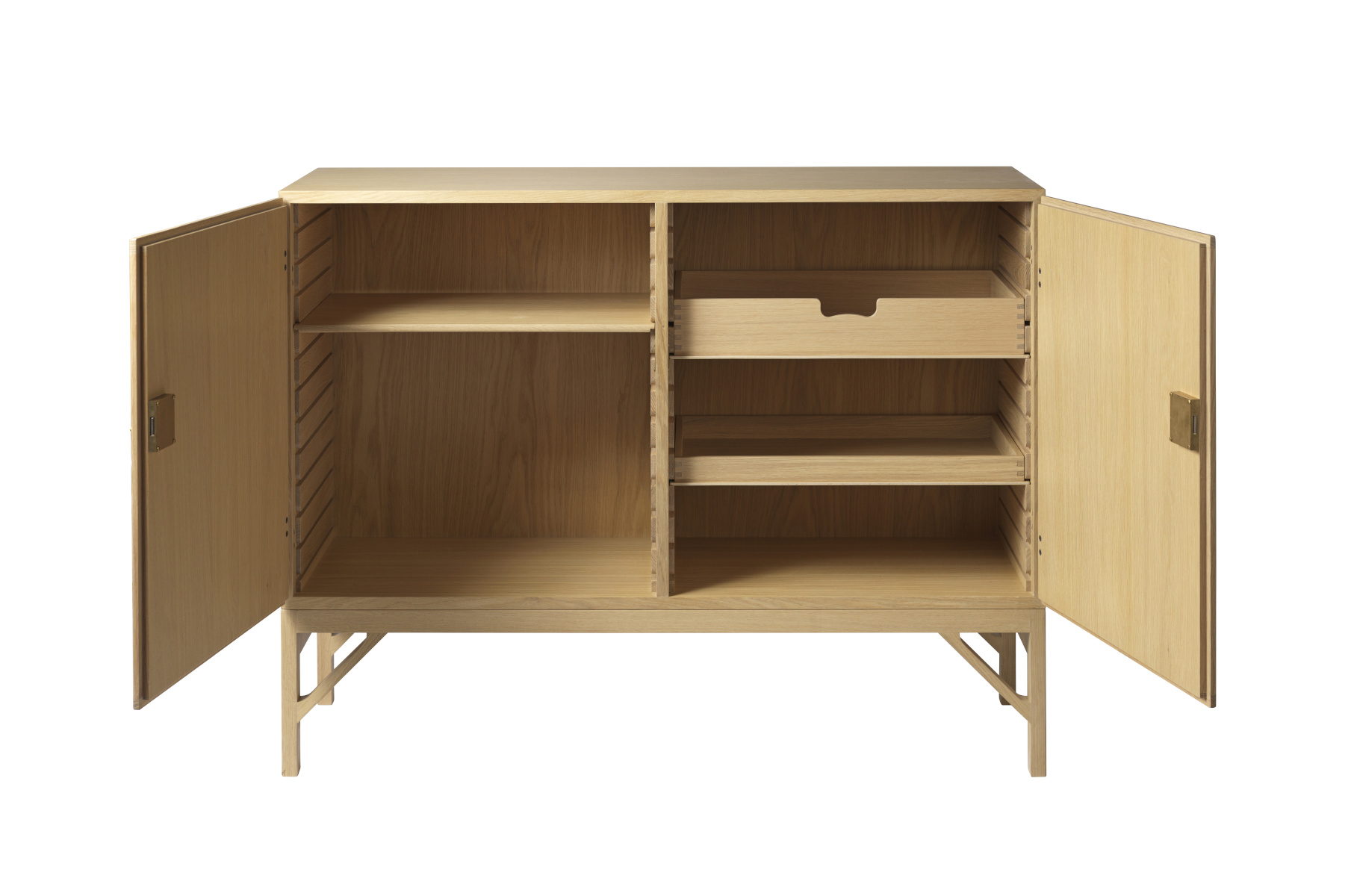 FDB Møbler A232 Sideboard, Eiche natur, minimalistisches Design, funktional, langlebig, nordisch