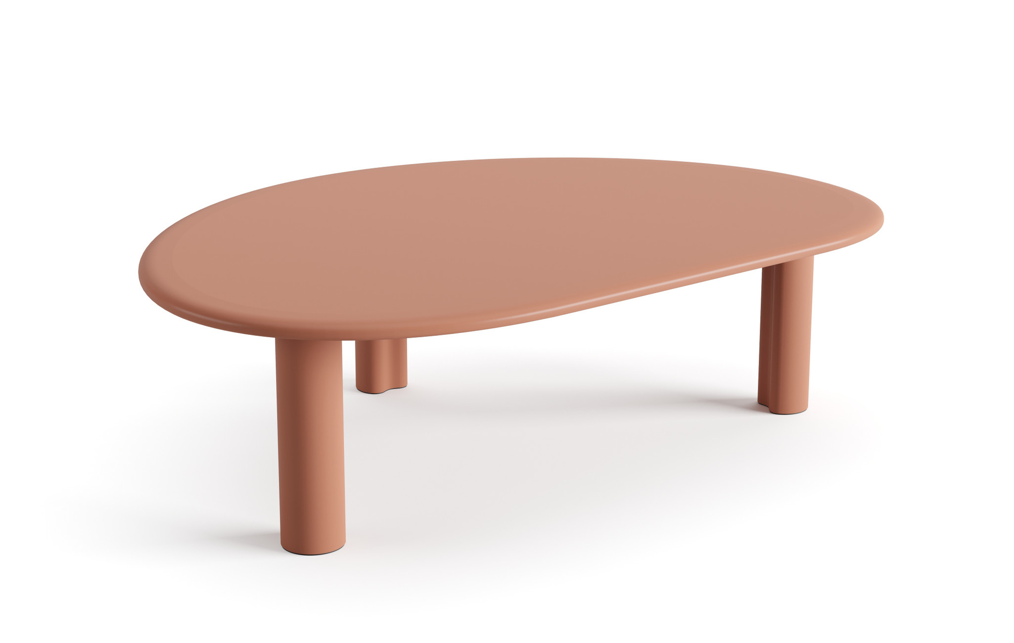 Ghia Couchtisch, ovaloid, rot #7002 Ghia Couchtisch, ovaloid, rot #7002