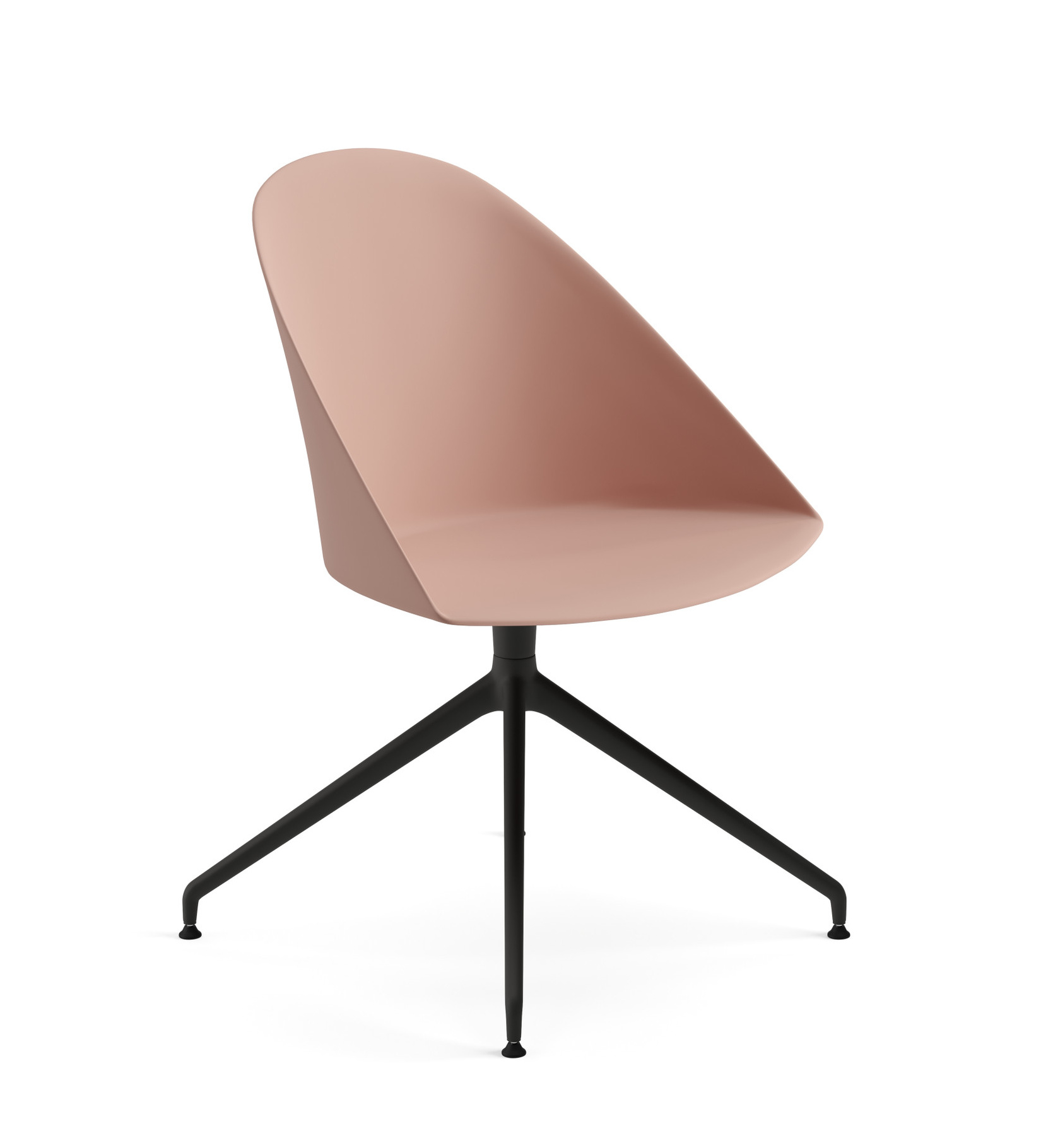 Cila Stuhl, kunststoff, schwarz / terrakotta #2212