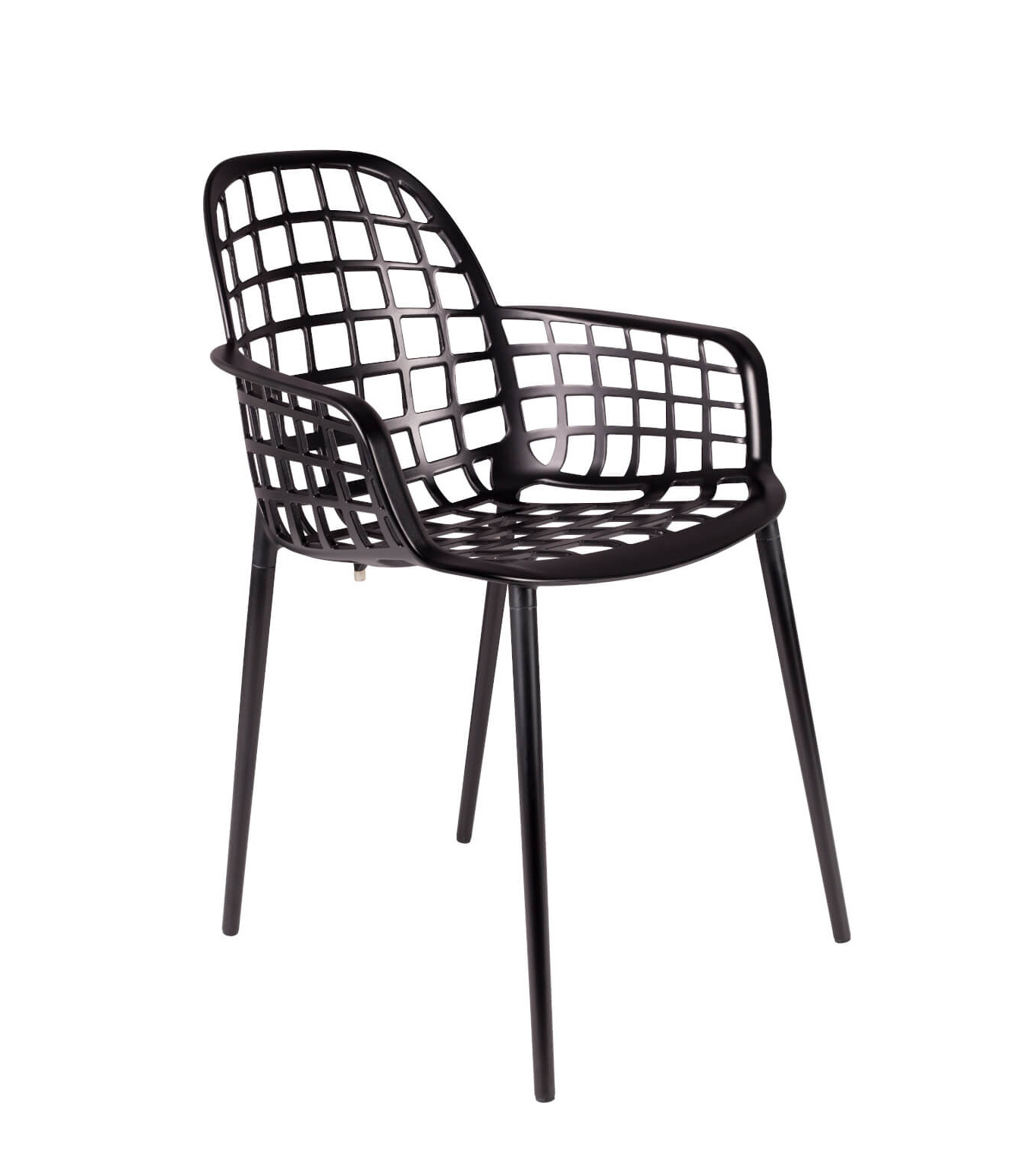 Albert Kuip Gartenstuhl, schwarz