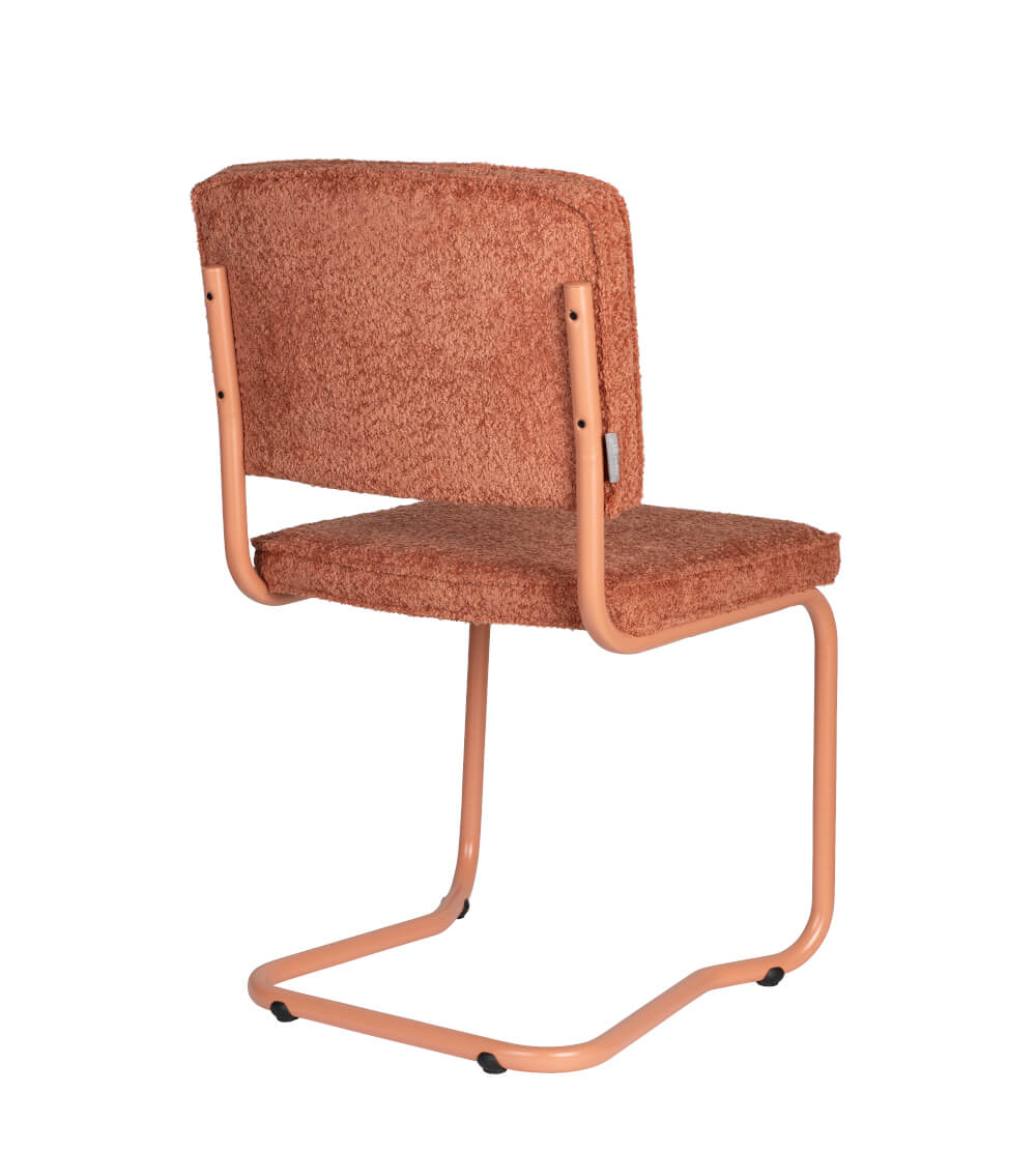 Zuiver Ridge Kink Soft Stuhl – Terra Farbe, komfortabler Designer-Stuhl für moderne Einrichtungen Zuiver Ridge Kink Soft Stuhl in Terra – moderner Designer-Stuhl mit einzigartigem Kink-Design für stilvolle Innenräume