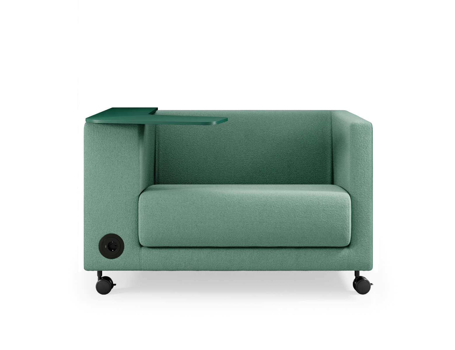 Moderner Profim Vancouver Lite VL 1,5 Sessel mit komfortabler Polsterung und stabilen Rollen für flexiblen Einsatz.