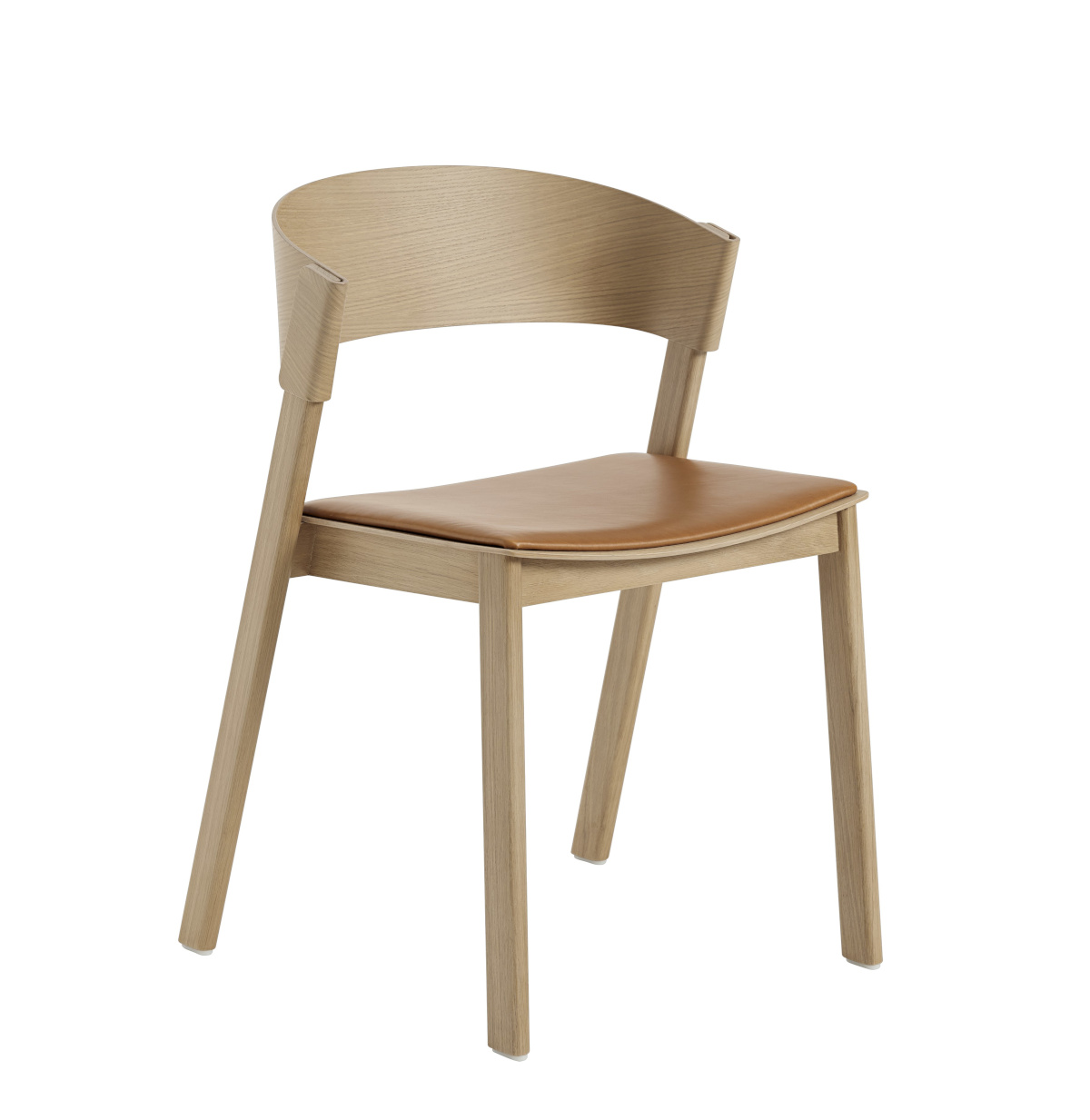 Cover Stuhl, refine leder cognac / eiche natur