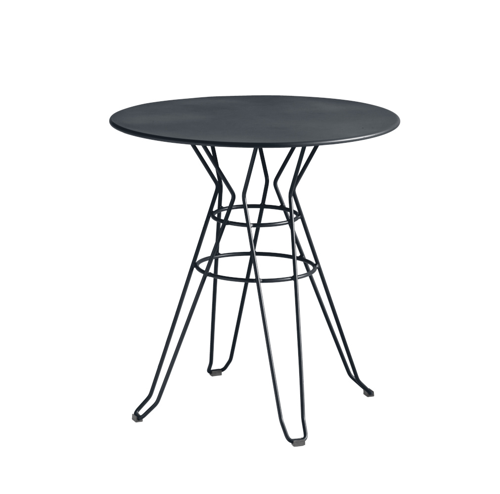 Capri Bistrotisch, Ø 70 cm, graphitschwarz Capri Bistrotisch, Ø 70 cm, graphitschwarz