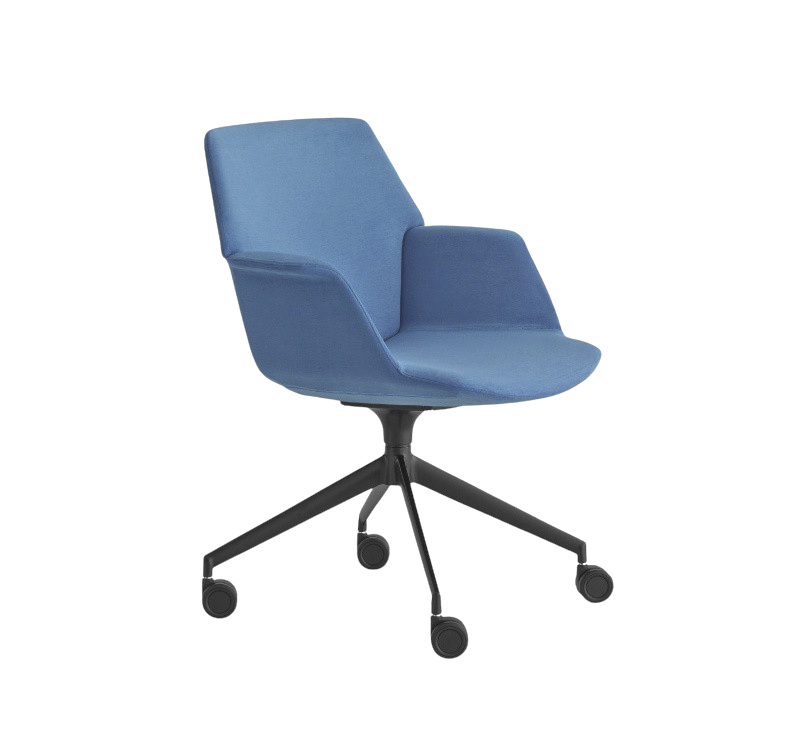 Uno Armlehnstuhl, 4-Strahl-Kreuzfuß