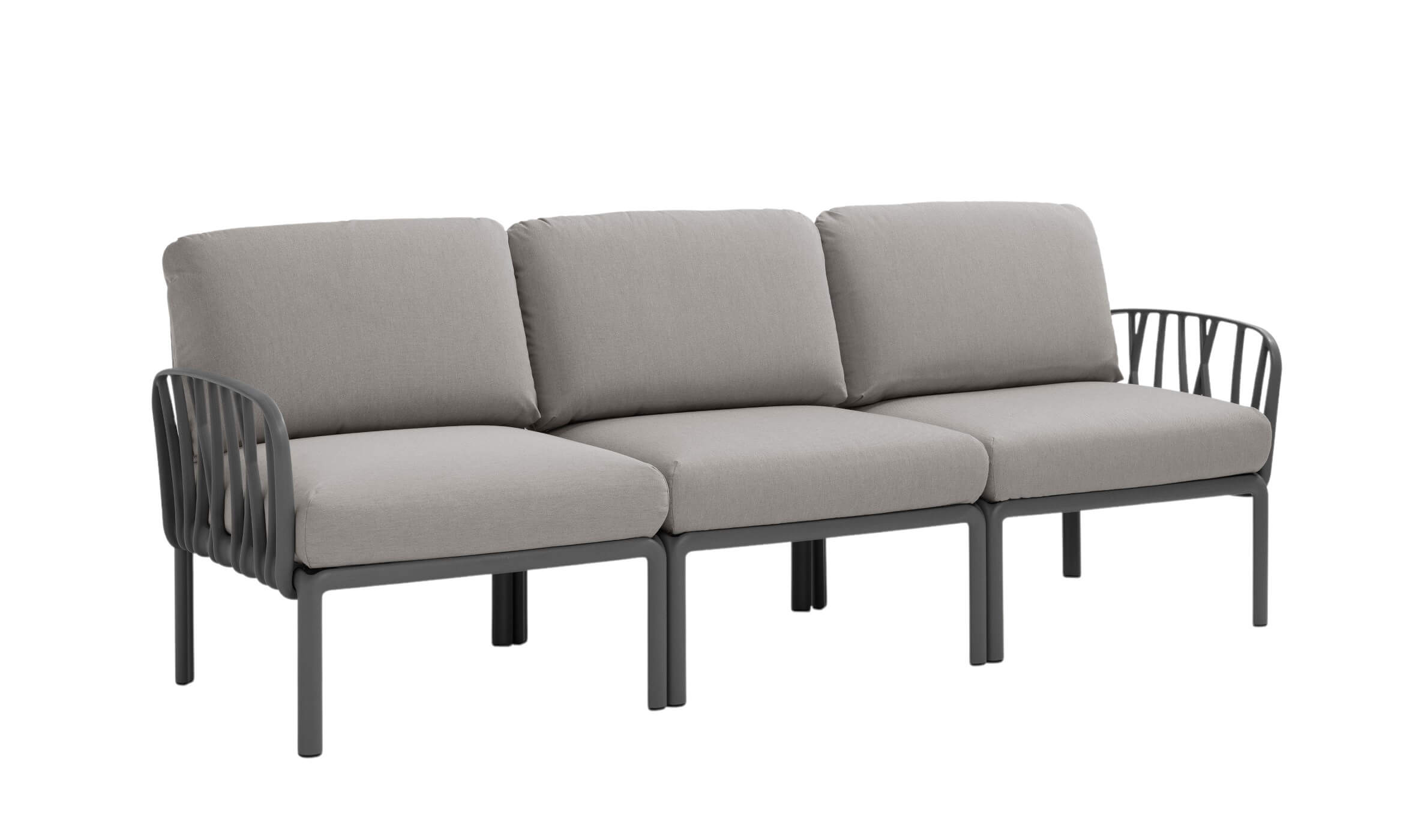 Nardi Komodo Gartensofa 3-Sitzer anthrazit – italienisches Outdoor-Design Nardi Komodo Gartensofa 3-Sitzer anthrazit, italienisches Outdoor-Design, wetterfest, langlebig, komfortabel