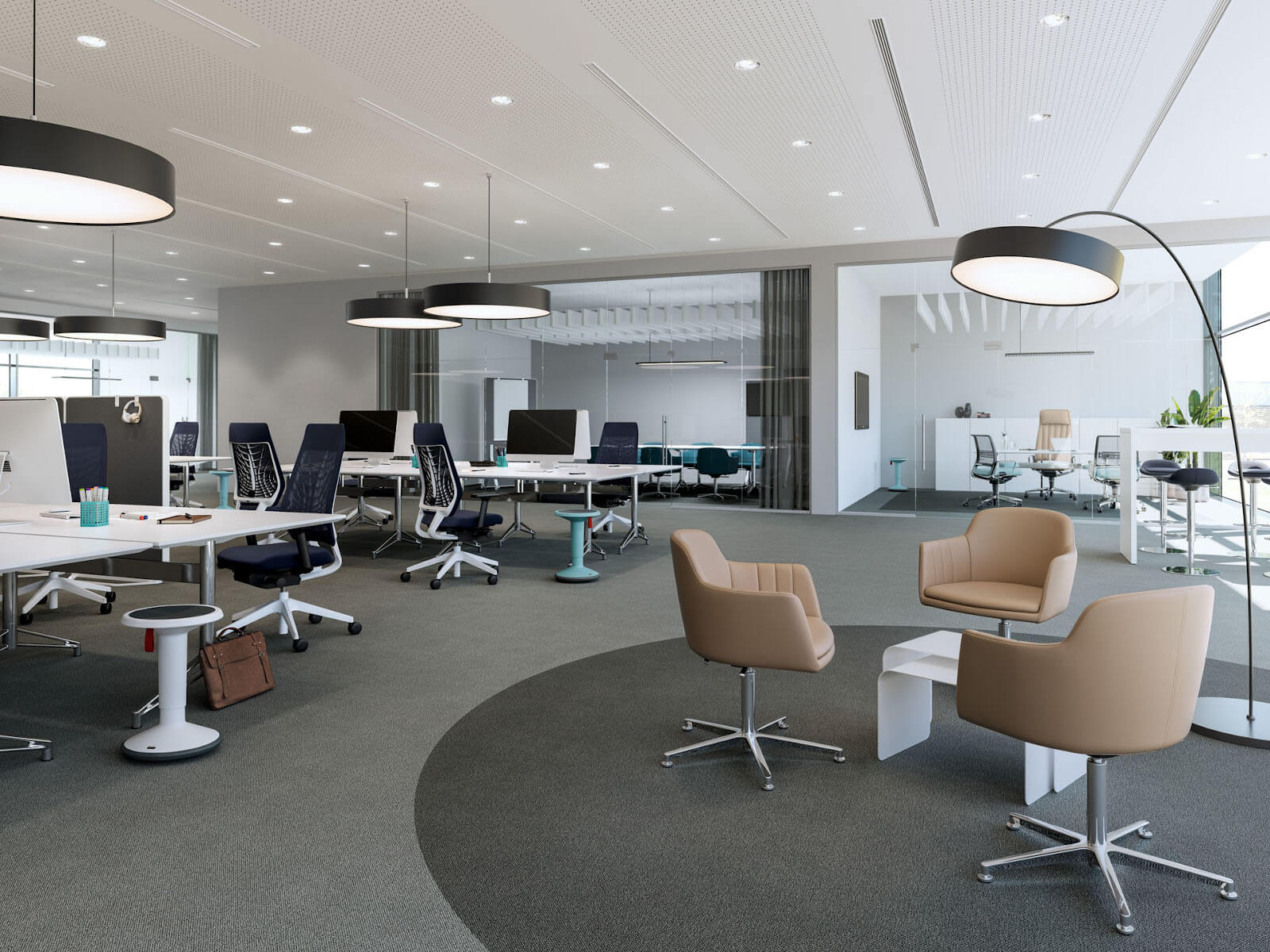 Interstuhl LEMONis5 LM750 Clubsessel für Wartezimmer, Lounge oder Office, ergonomisch, stilvoll und komfortabel