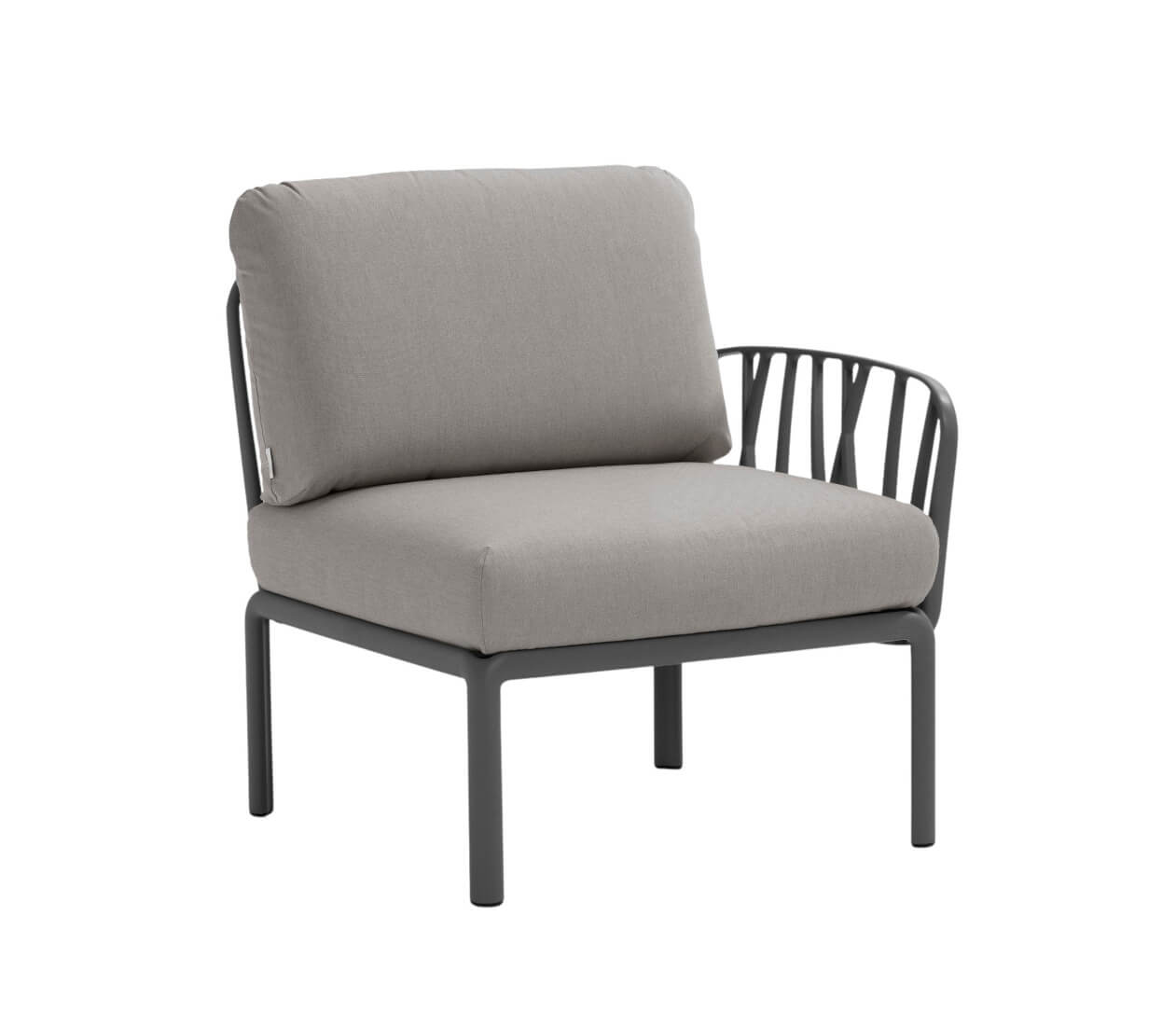 Nardi Komodo Modulsofa Seitenelement anthrazit – italienisches Outdoor-Design Nardi Komodo Modulsofa Seitenelement, anthrazit, italienisches Outdoor-Design, wetterfest, langlebig, modern