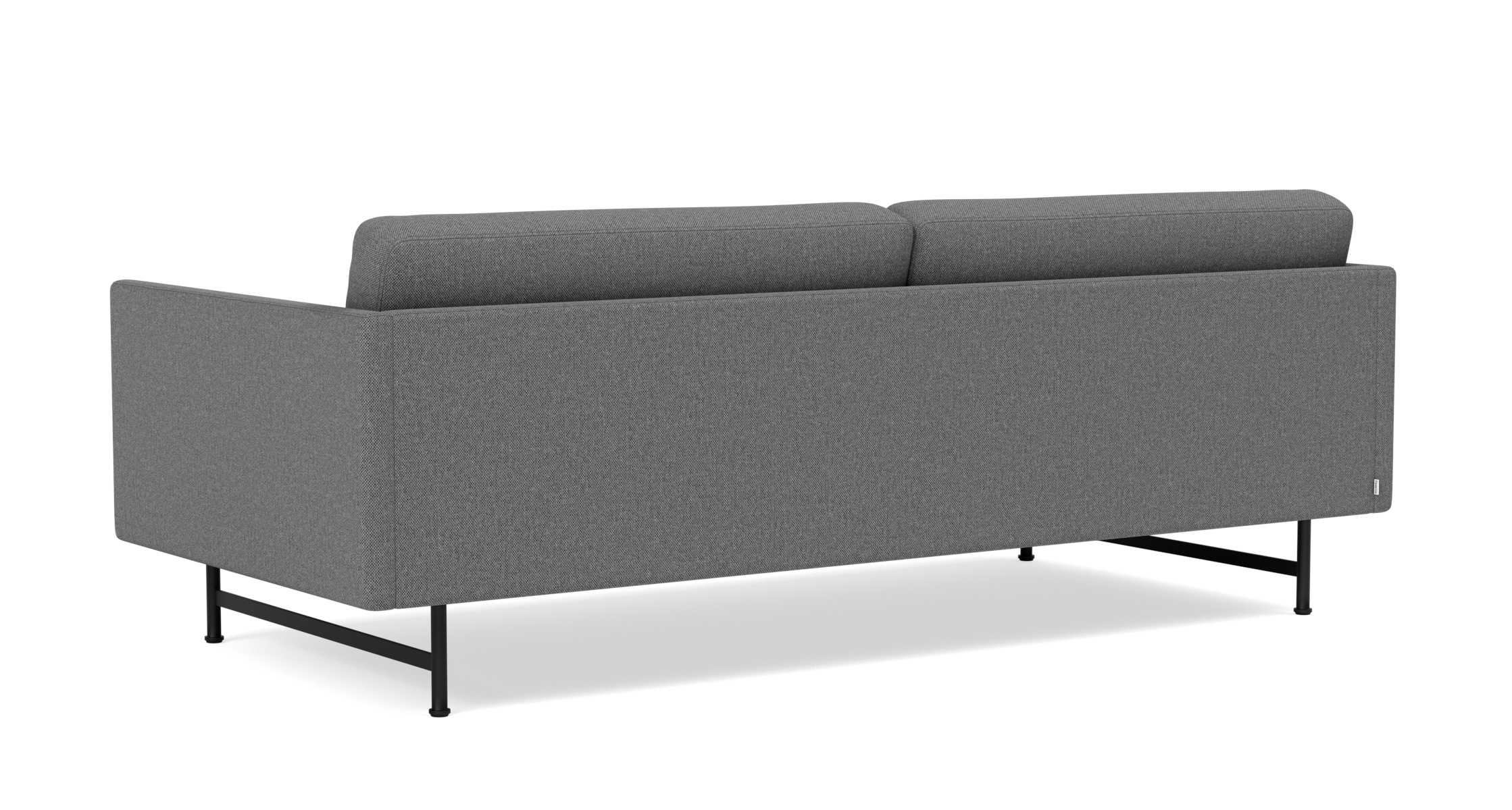 Calmo Sofa 2-Sitzer, 95 cm, schwarz / sunniva 242