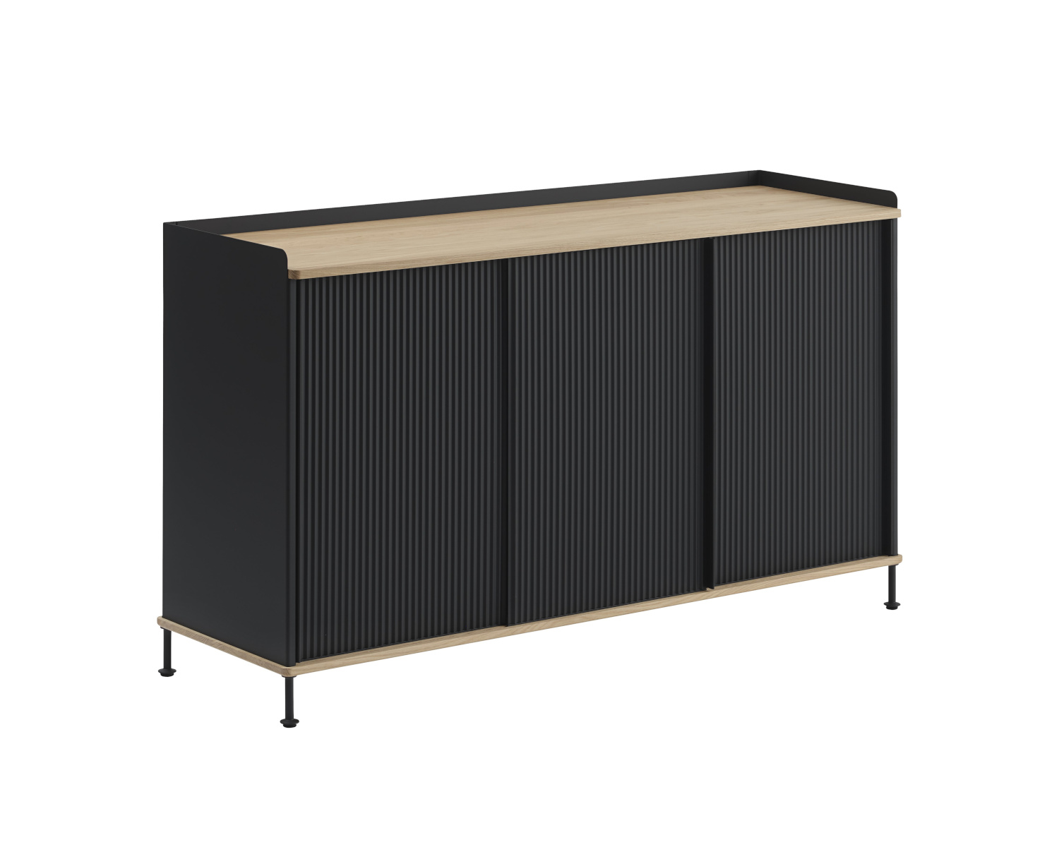 Enfold Sideboard, 148 x 85 cm, eiche geölt / anthrazit Enfold Sideboard, 148 x 85 cm, eiche geölt / anthrazit