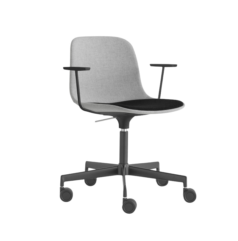 Seela Stuhl, drehbarem 5-Strahl-Kreuzfuß mit höhenverstellbar