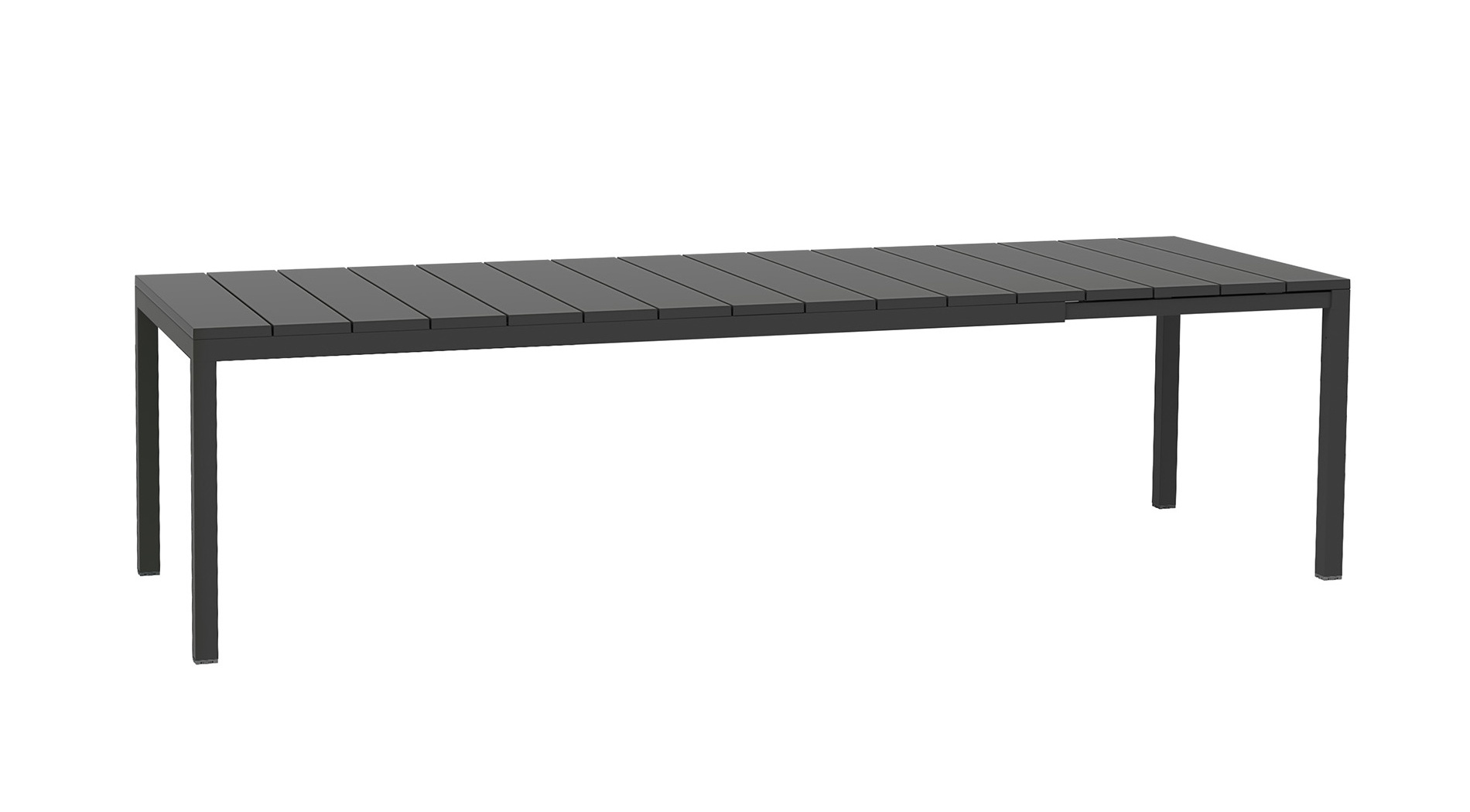 Nardi Rio Ausziehtisch 210 cm anthrazit – Outdoor-Tisch Nardi Rio Ausziehtisch 210 cm, anthrazit, Outdoor-Tisch, wetterfest, langlebig, modernes italienisches Design