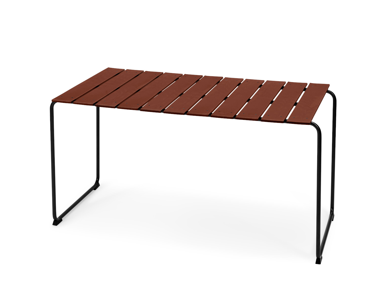 Ocean Tisch, 140 x 70 cm, burnt red