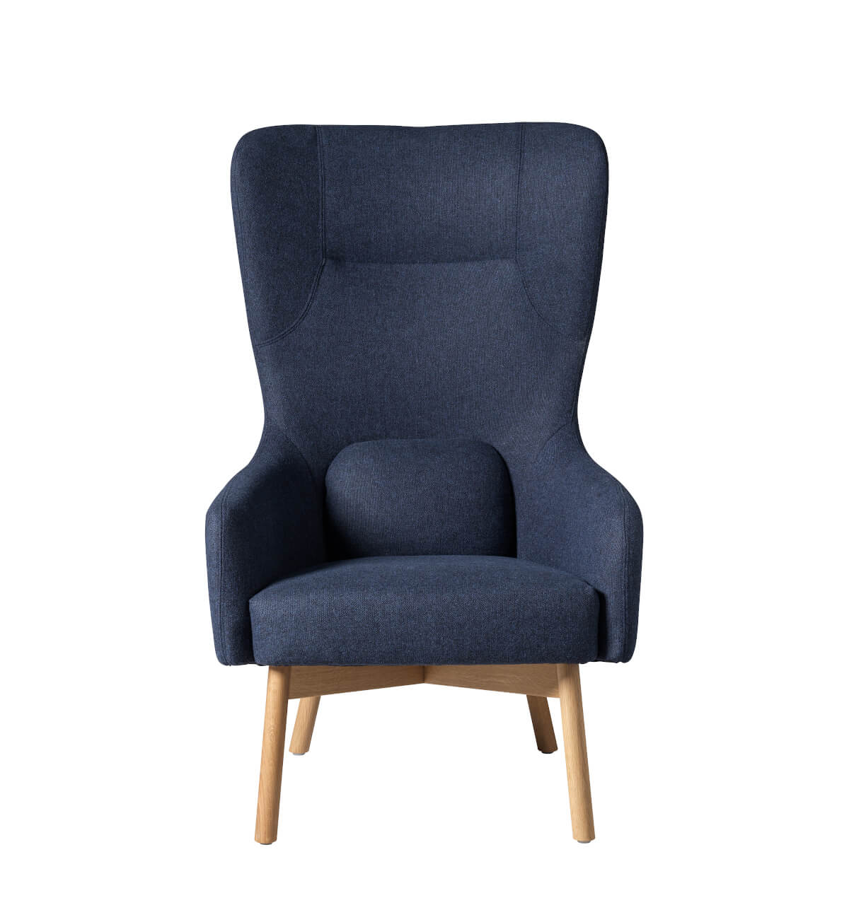 FDB Møbler L35 Gesja – nordischer Sessel FDB Møbler L35 Gesja Sessel, ergonomisch, Eiche natur, dunkelblau, nordisches Design, langlebig, nachhaltig