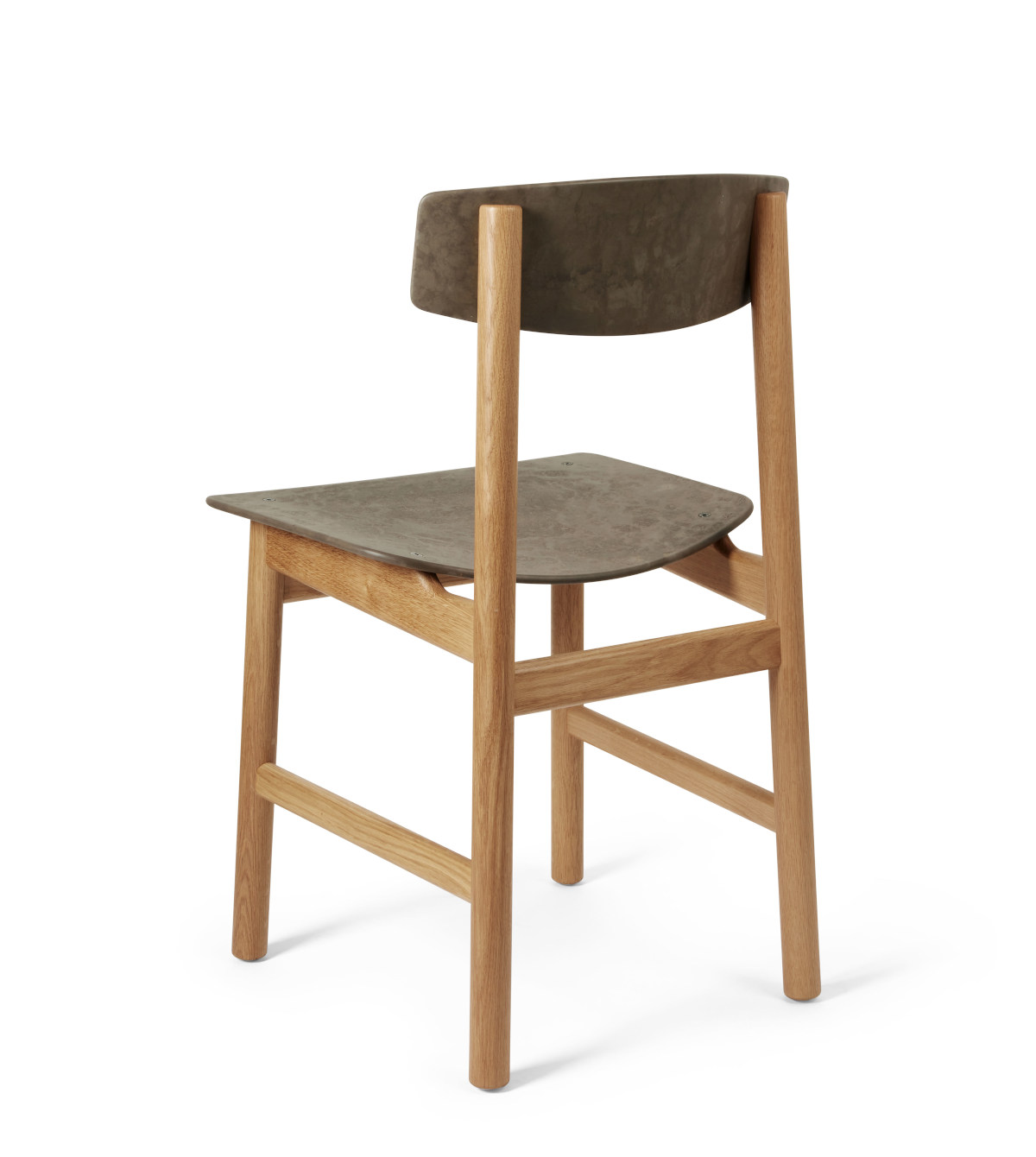 Conscious Chair 3162, buche grau lackiert / wood waste grey