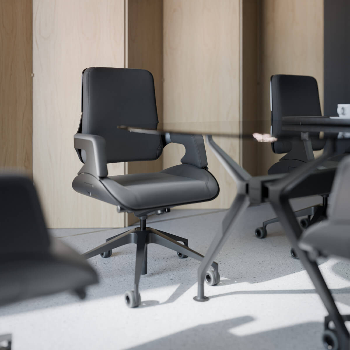 Interstuhl Silver 262S Bürostuhl mit Synchrontechnik, ideal für langes Sitzen und stilvolle Büroeinrichtung.