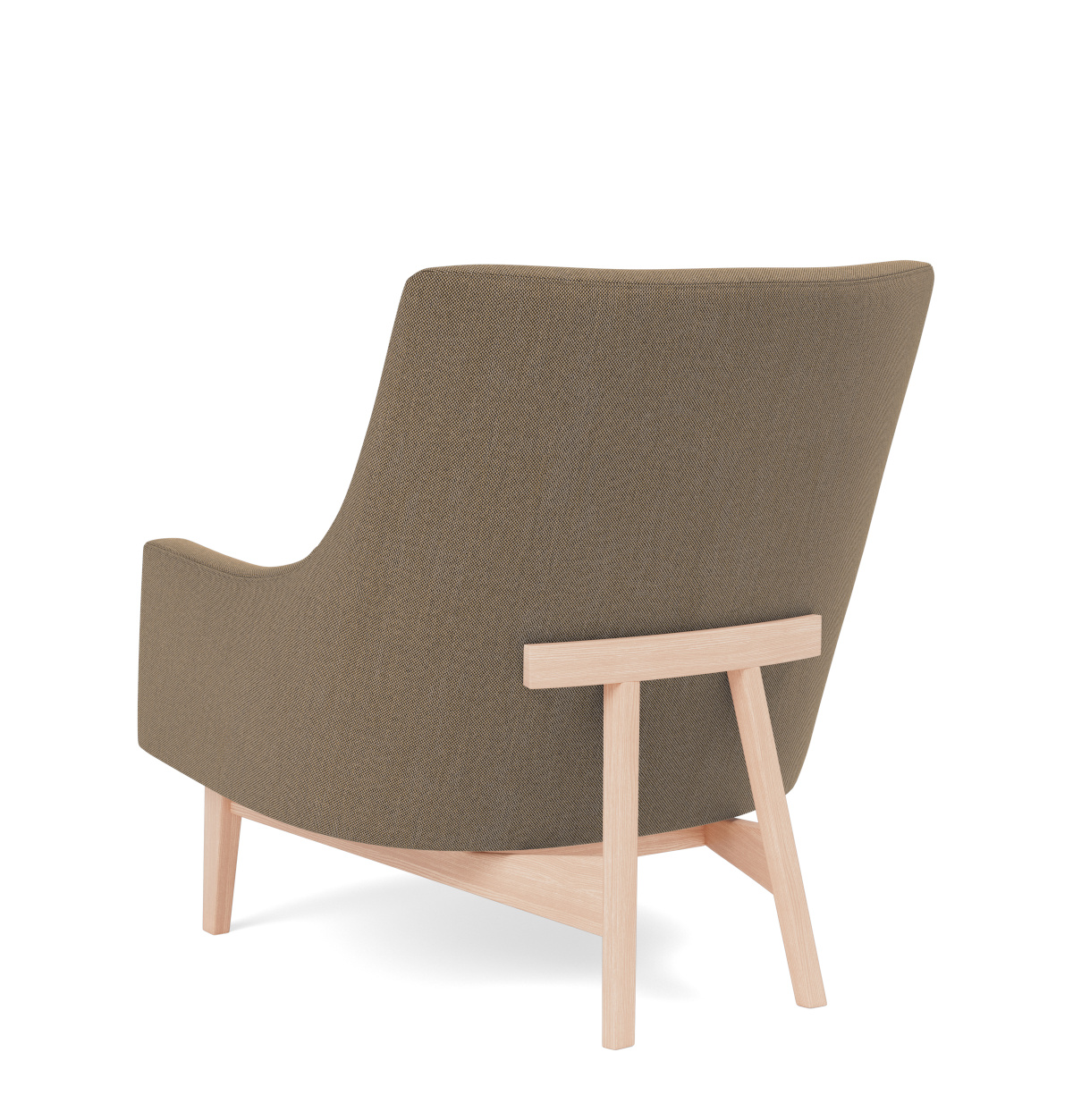 A-Chair Wood Base, walnuss lackiert / loop 33