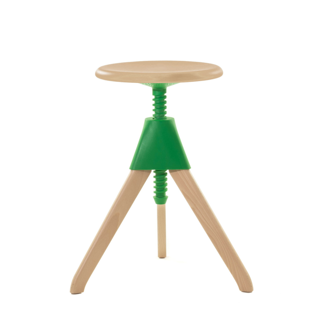 Magis Jerry The Wild Bunch Hocker grün, moderner Design-Hocker, robust, leicht, vielseitig, italienisches Design