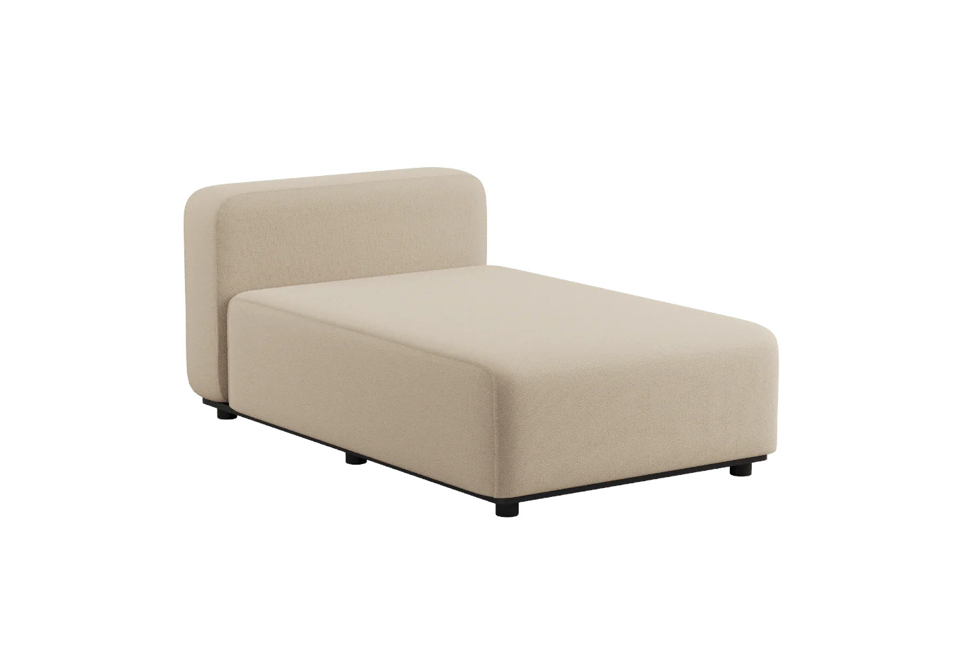 Cobana Chaiselongue, boucle beige