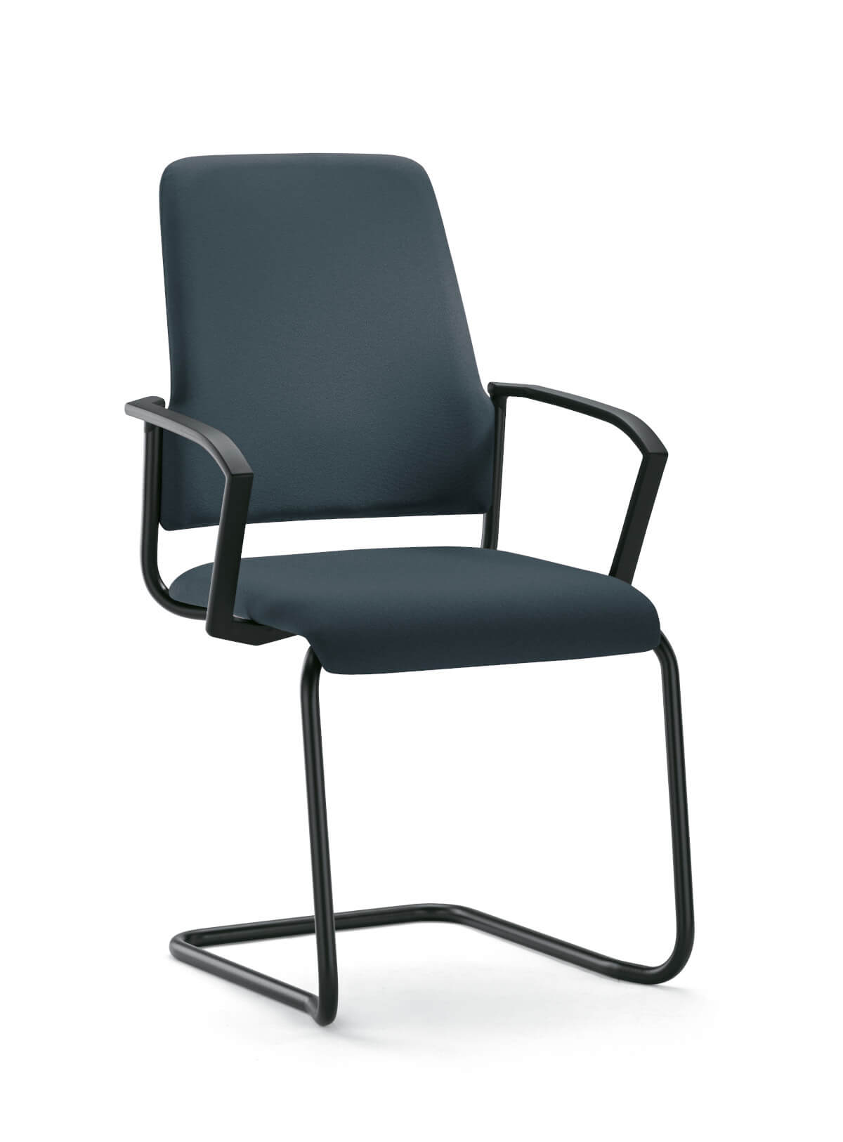 Hochwertiger Besucherstuhl Goal 500G von Interstuhl, robuster Stahlrahmen, langlebig, komfortabel gepolstert