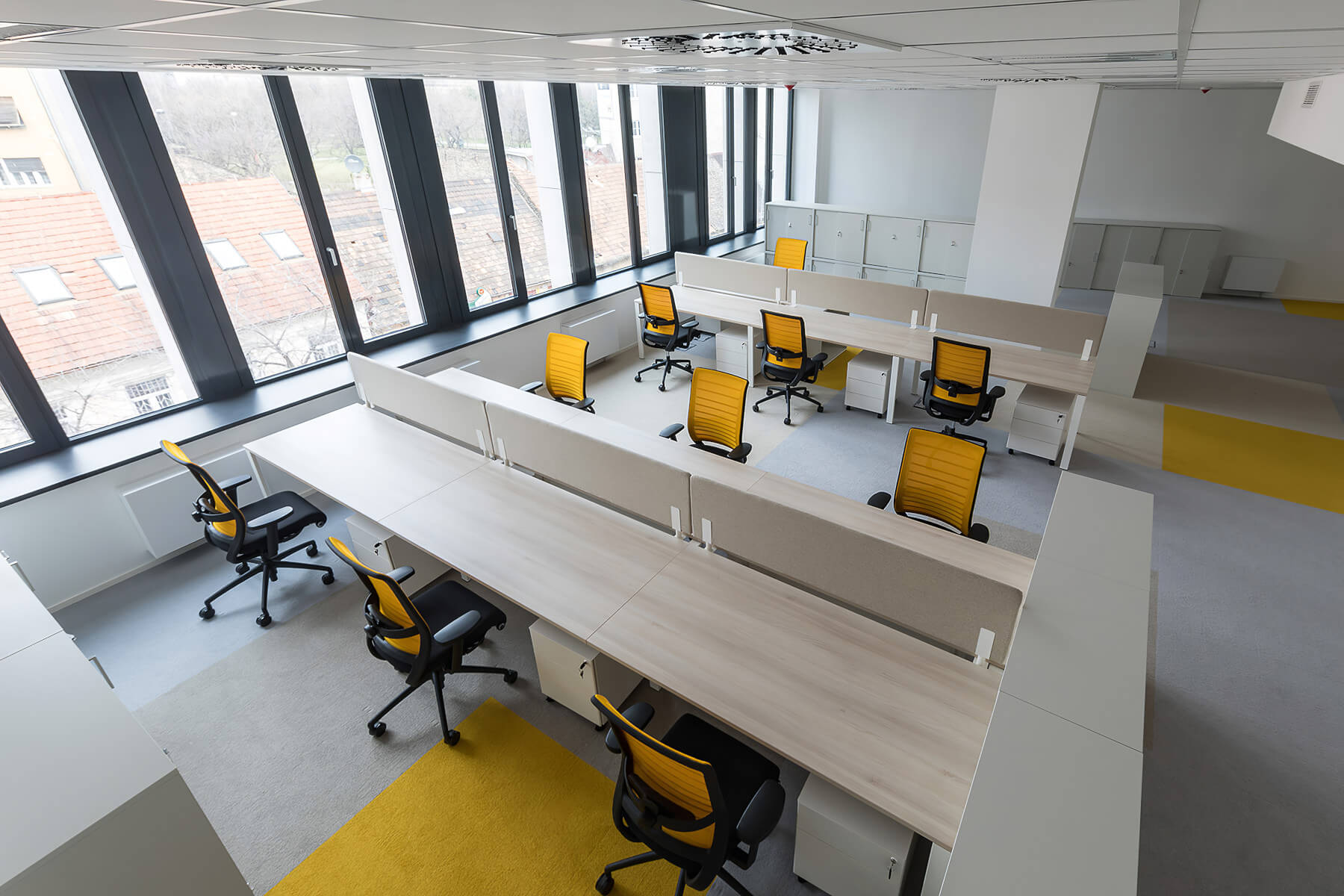 Interstuhl Hero 265H Drehstuhl in modernem Design, schwarz, mit Netzrücken, stilvoll und funktional für Arbeitsbereiche