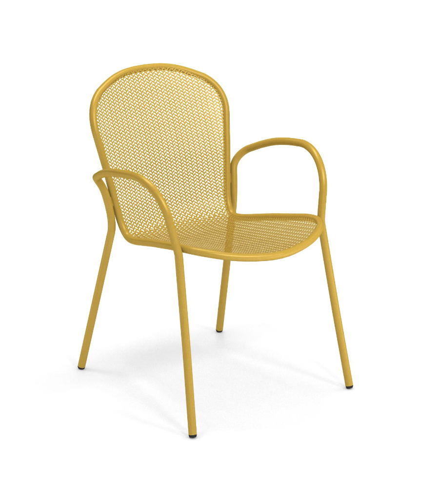 Ronda X Armlehnstuhl, currygelb