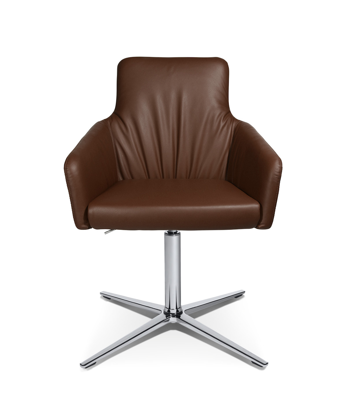 Moderner Wagner W-Cube 1CL Sessel mit 4-Strahl-Gestell, höhenverstellbar, ideal für Büro und Konferenzräume