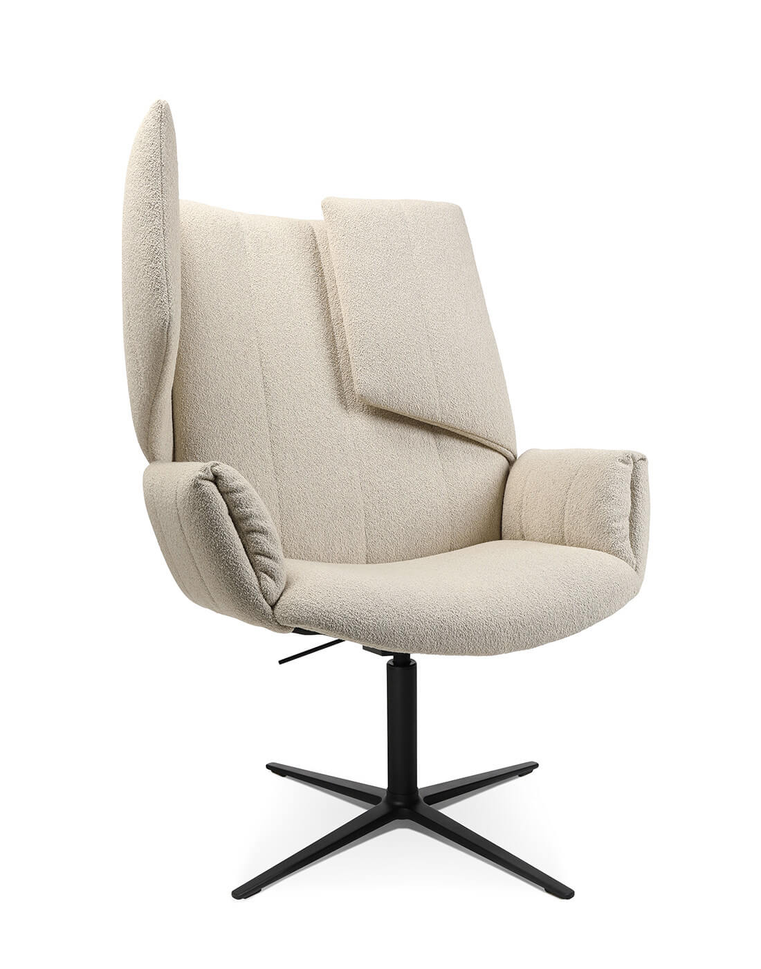 Komfortabler Nesting Chair mit weicher Polsterung und zeitlosem Design, ideal für Empfangsbereiche, Büros und moderne Lounges
