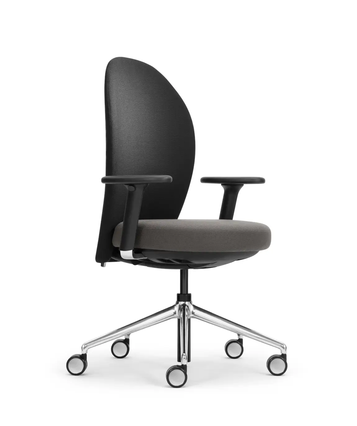 Girsberger Marva Bürostuhl mit Polsterrücken für ergonomischen Sitzkomfort im Büro.
