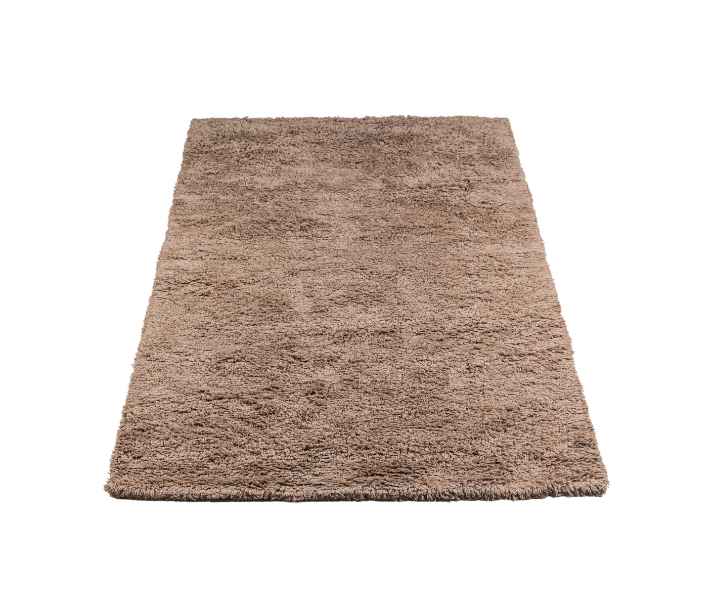 Rya Teppich, 170 x 240 cm, nougat brown