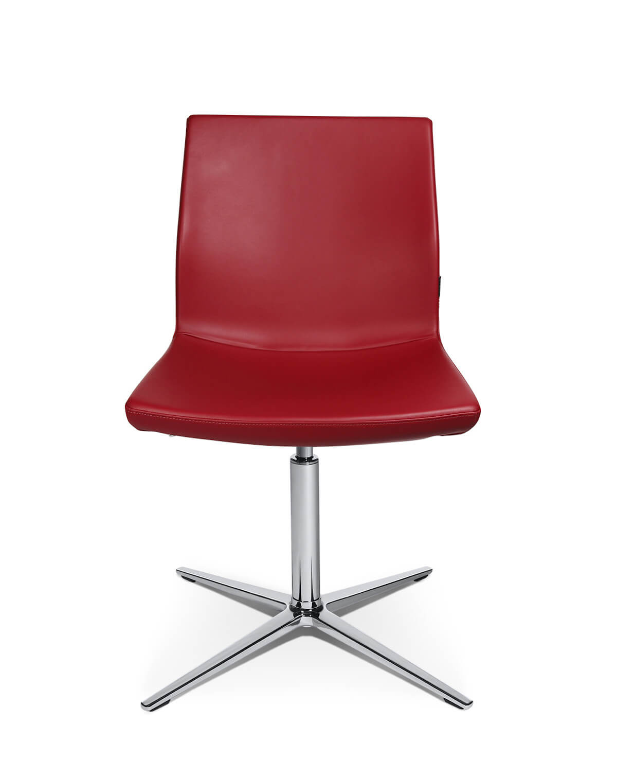 Wagner W-Cube 4 Sessel mit 4-Strahl-Gestell, höhenverstellbar, moderner Design-Loungesessel für Büro und Empfang