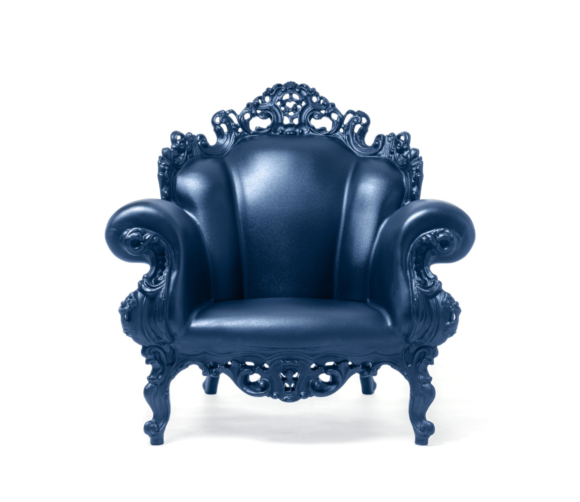 Magis Proust Sessel blau – italienischer Design-Sessel Magis Proust Sessel blau, italienisches Design, komfortabel, modern, hochwertiger Lounge-Sessel