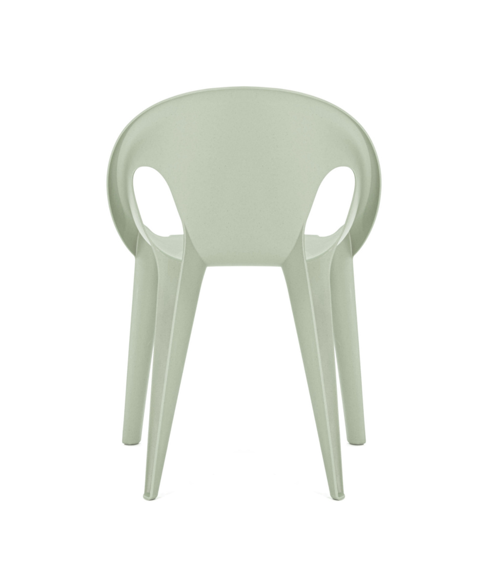 Magis Bell Chair dawn green, ergonomischer Armlehnstuhl, leicht, modernes Design, Made in Italy, langlebig