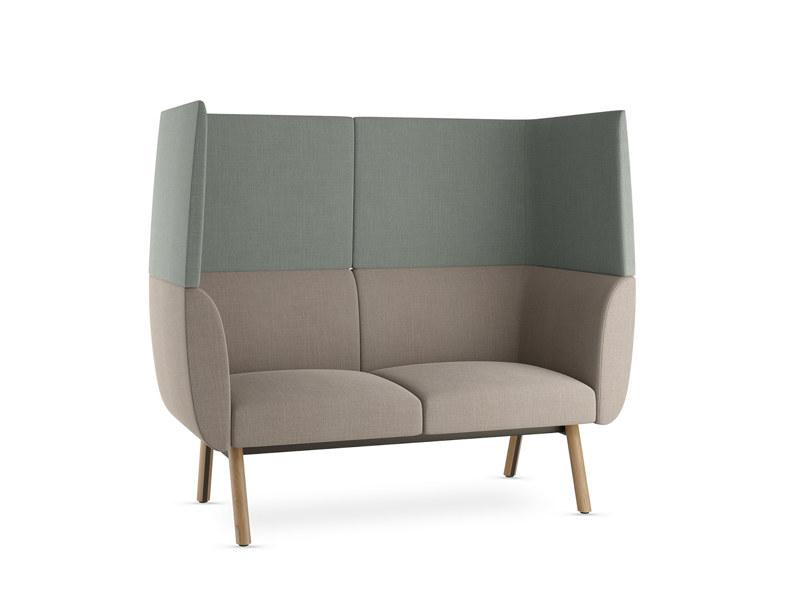 Nido NI-K2-H-N1 Highback Sofa 2-Sitzer Nido NI-K2-H-N1 Highback Sofa 2-Sitzer