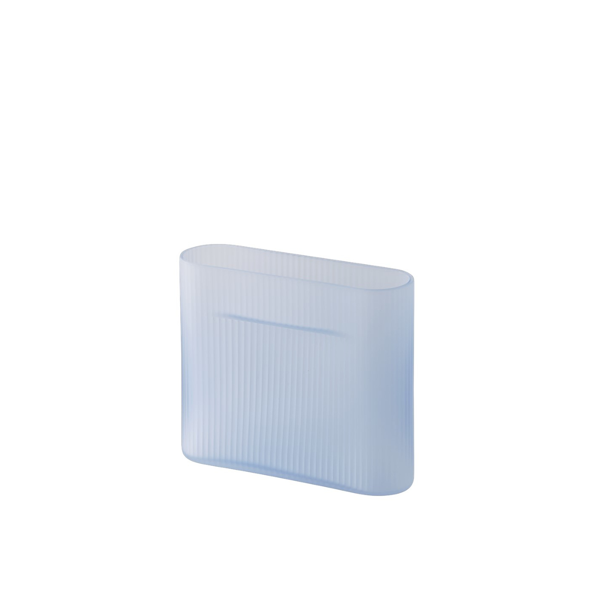 Ridge Vase, höhe 16,5 cm, hellblau