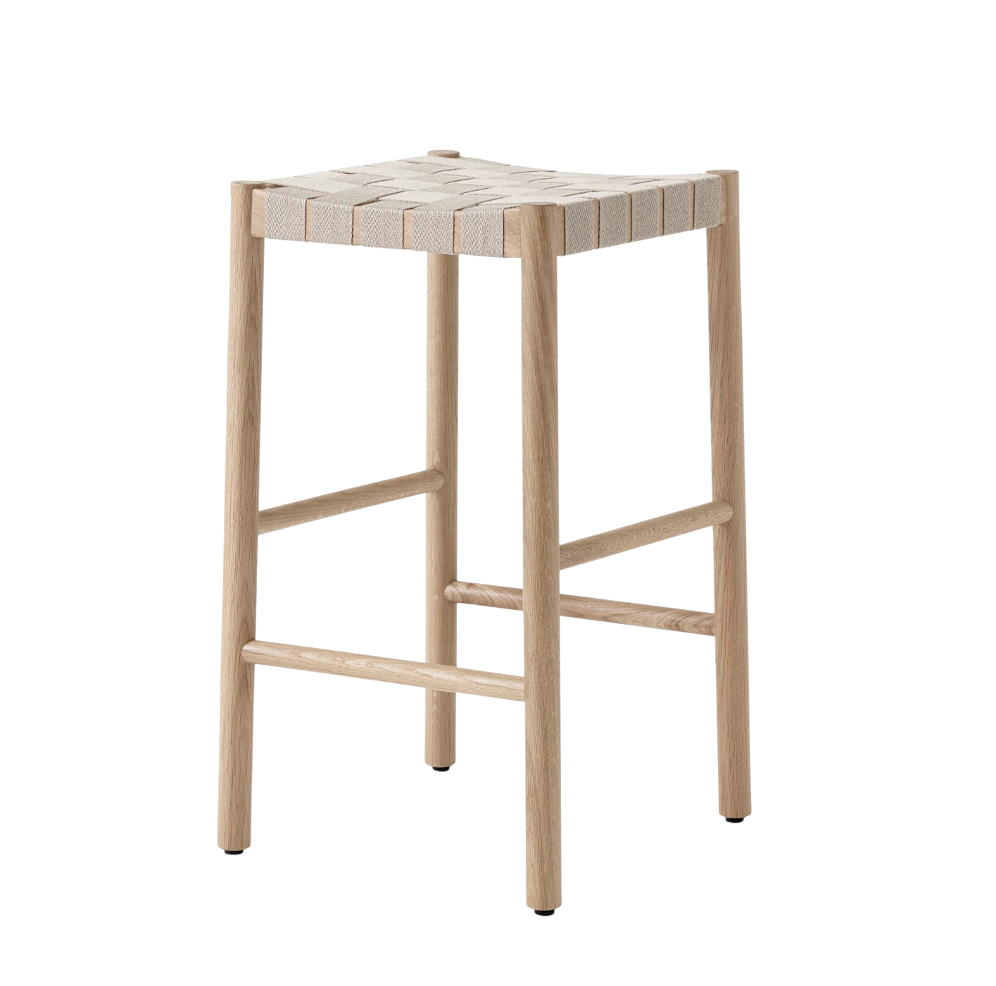 Betty TK7 Barhocker, höhe 66 cm, eiche natur / gewebe natur