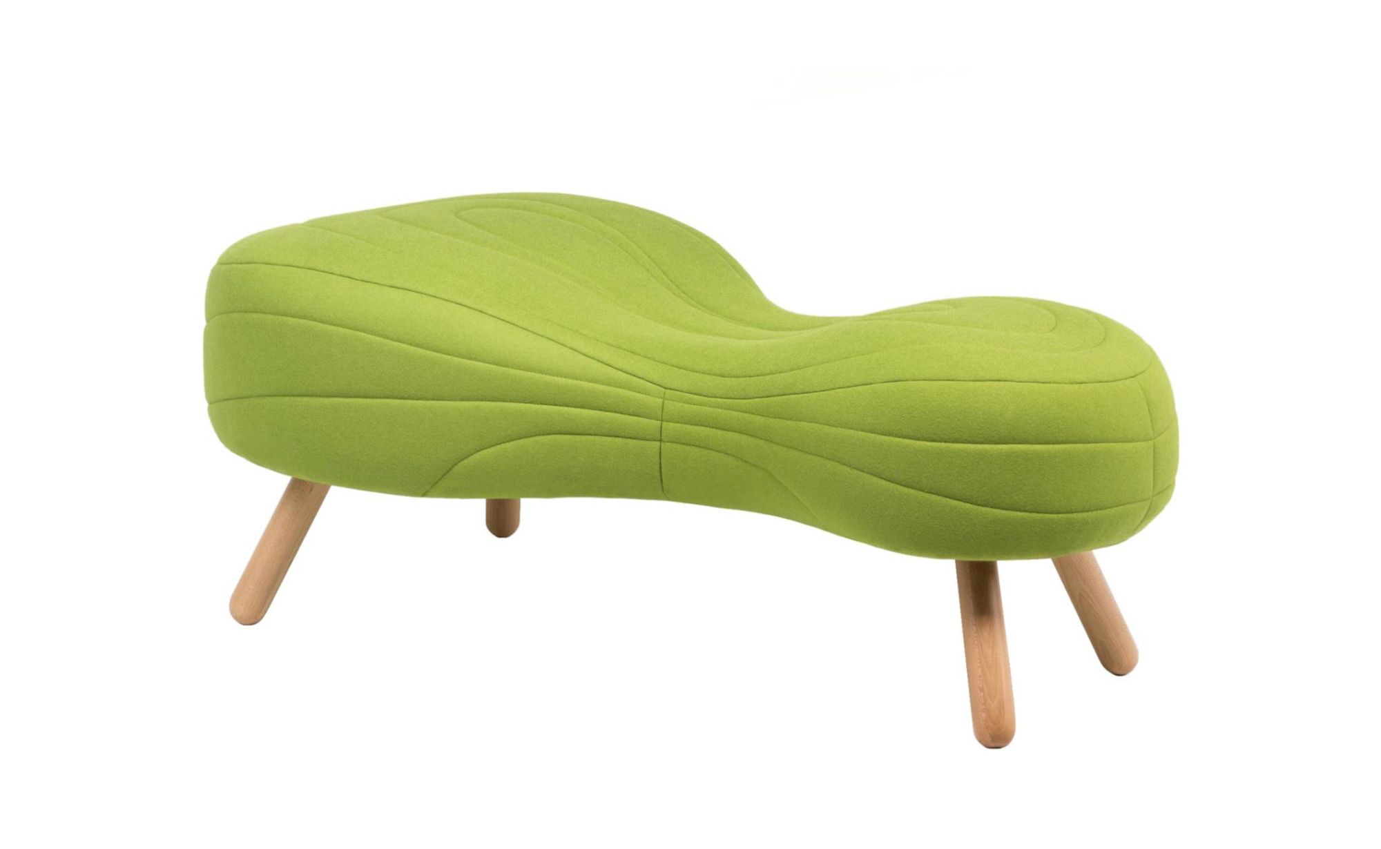 Bouli Sofa 2-Sitzer mit Holzbeinen Bouli Sofa 2-Sitzer mit Holzbeinen