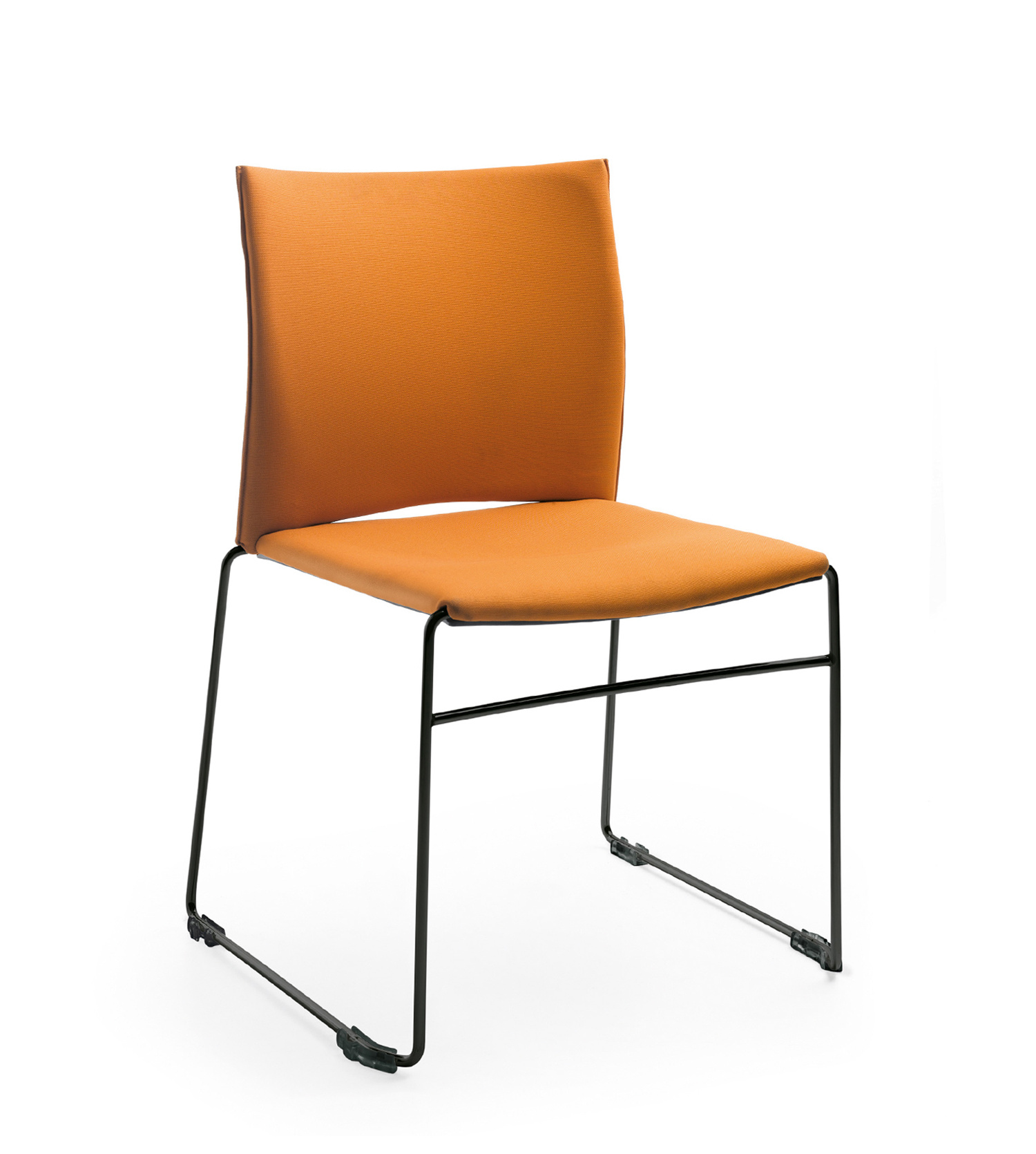 Ariz 570V Stuhl, Kufengestell, Sitz und Rückenlehne gepolstert