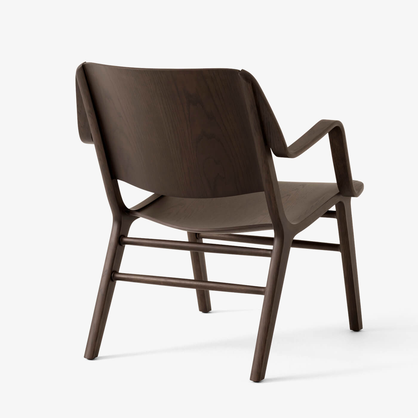 AX HM11 Sessel, dunkle Eiche, &Tradition Design – elegant im Büro oder Wohnraum platzierbar