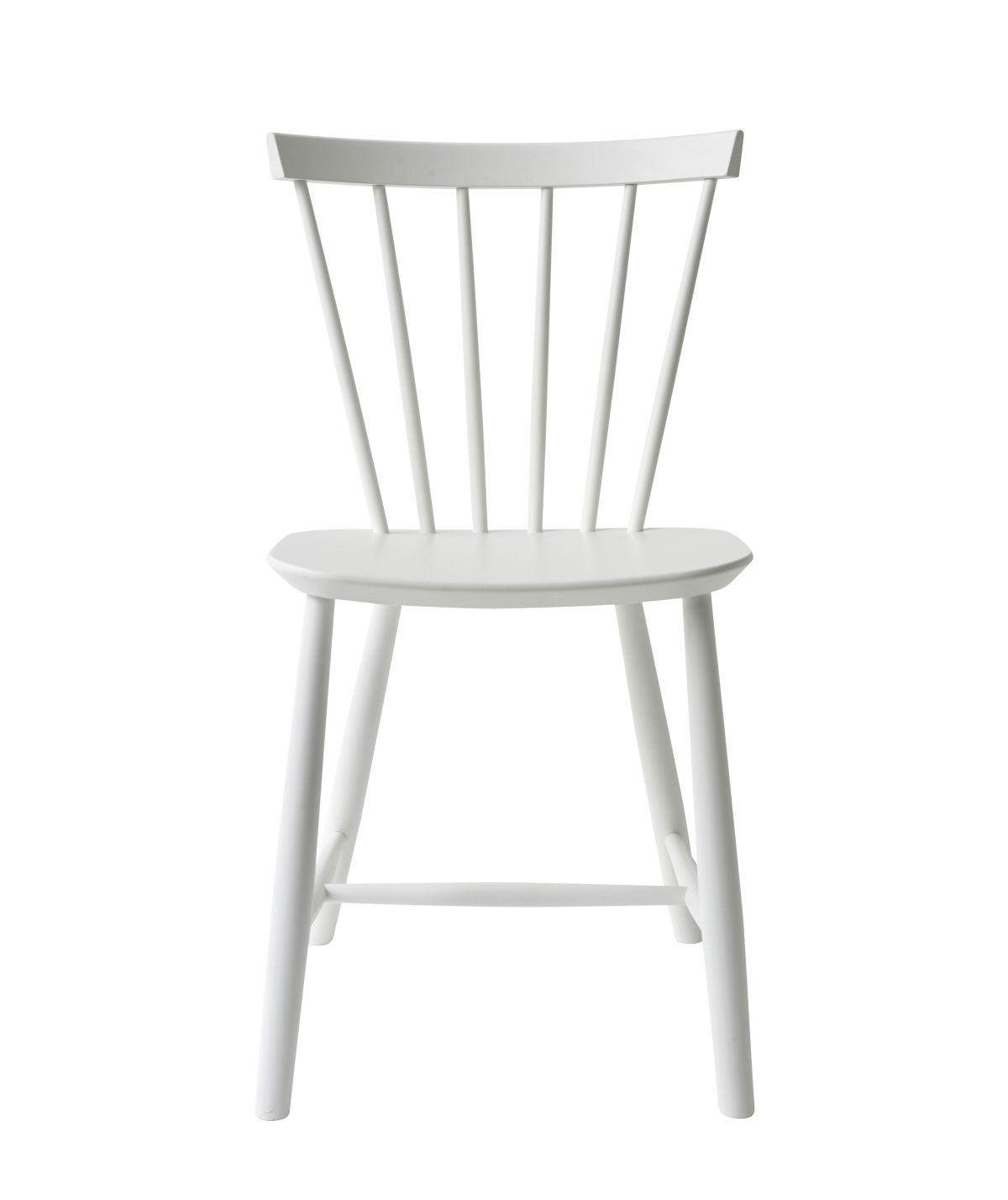 FDB Møbler J46 Stuhl, nordischer Design-Stuhl, ergonomisch, Buche weiß, langlebig, nachhaltig, funktional