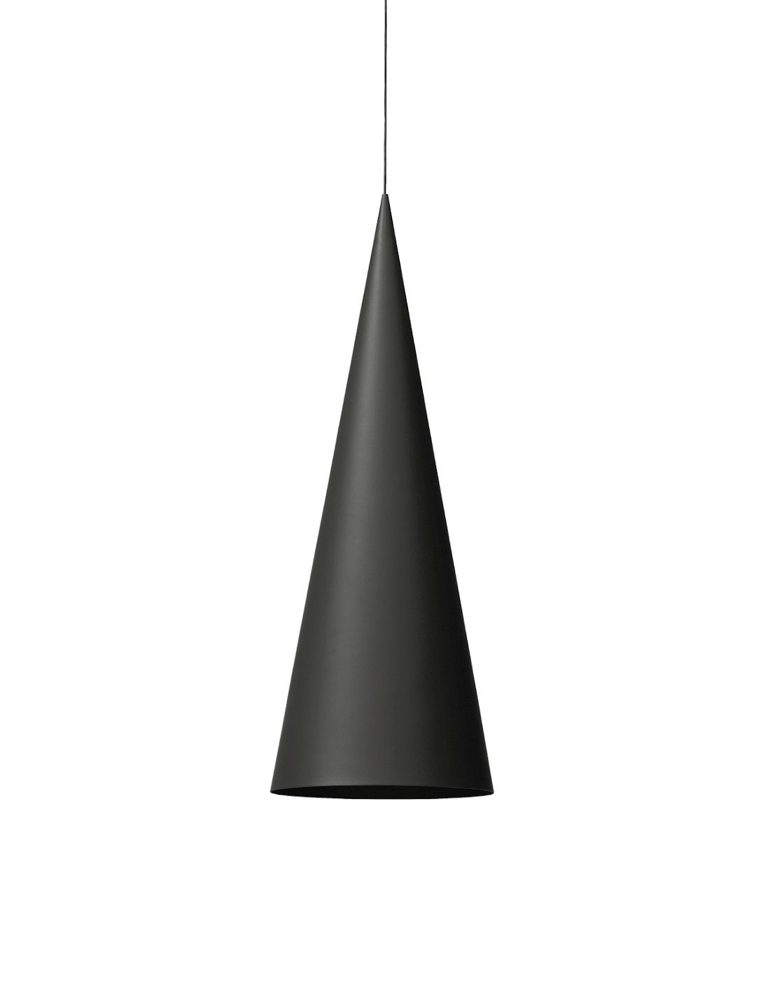 w151 Extra large pendant s1 Pendelleuchte, jet black