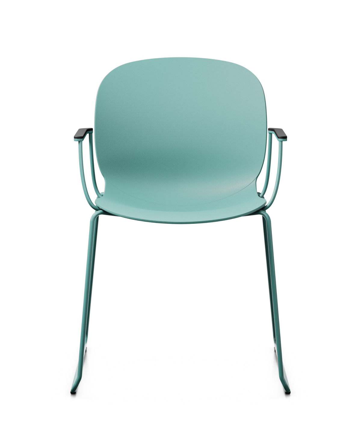 Noor 6060 Stuhl, Kufengestell, Kunststoffschale, ohne Polsterung