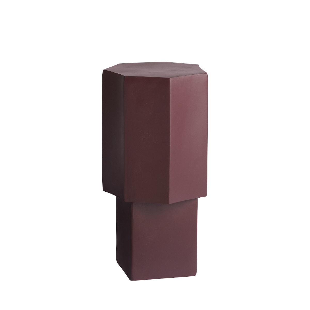 Quartz Beistelltisch, maroon