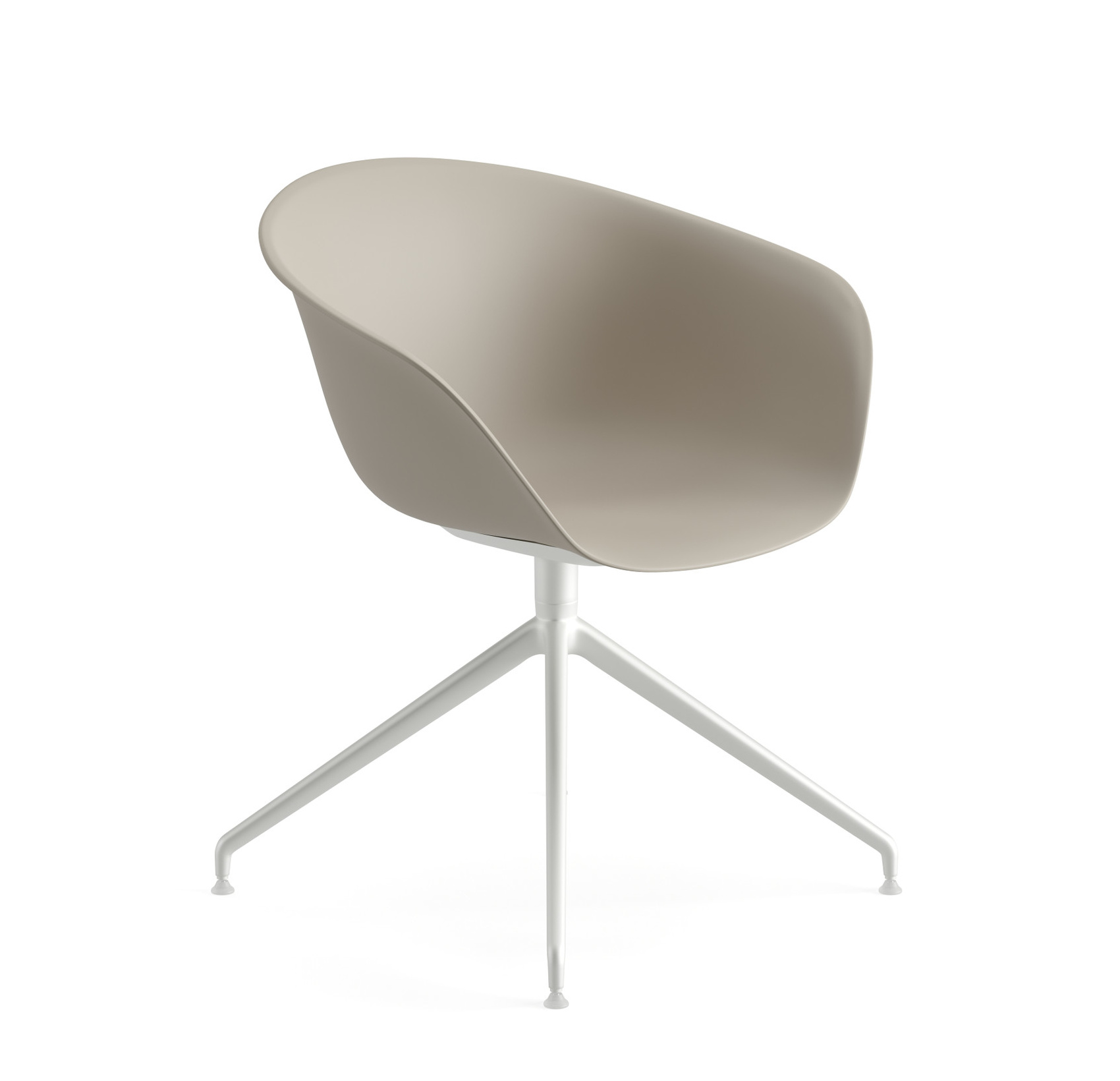 Duna 02 Stuhl, weiß / taubengrau #4206