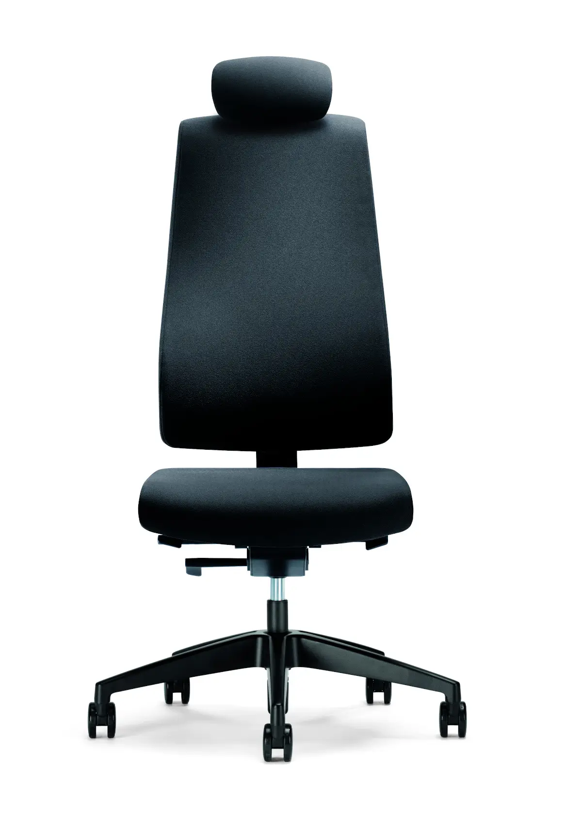 Interstuhl Goal 322G Drehsessel in Schwarz mit Kopfstütze ohne Armlehnen