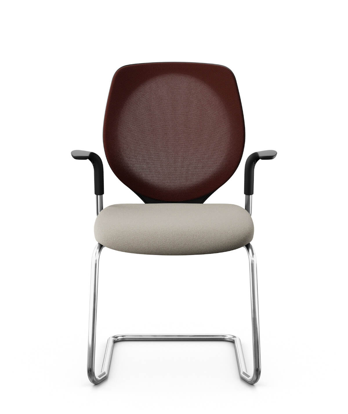 Giroflex 353-7003 Besucherstuhl Freischwinger mit Netzrücken und Armlehnen