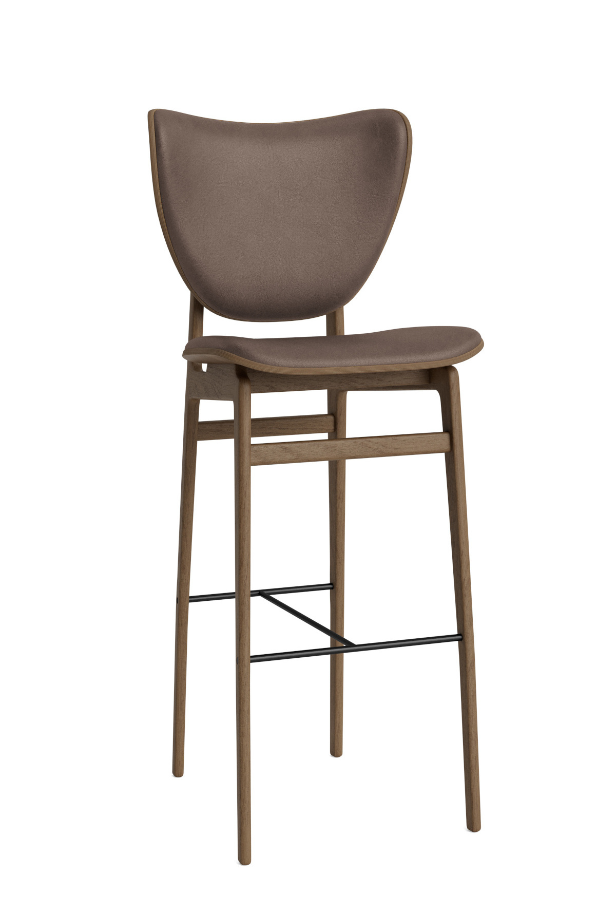 Elephant Barhocker, höhe 75 cm, eiche hell geräuchert