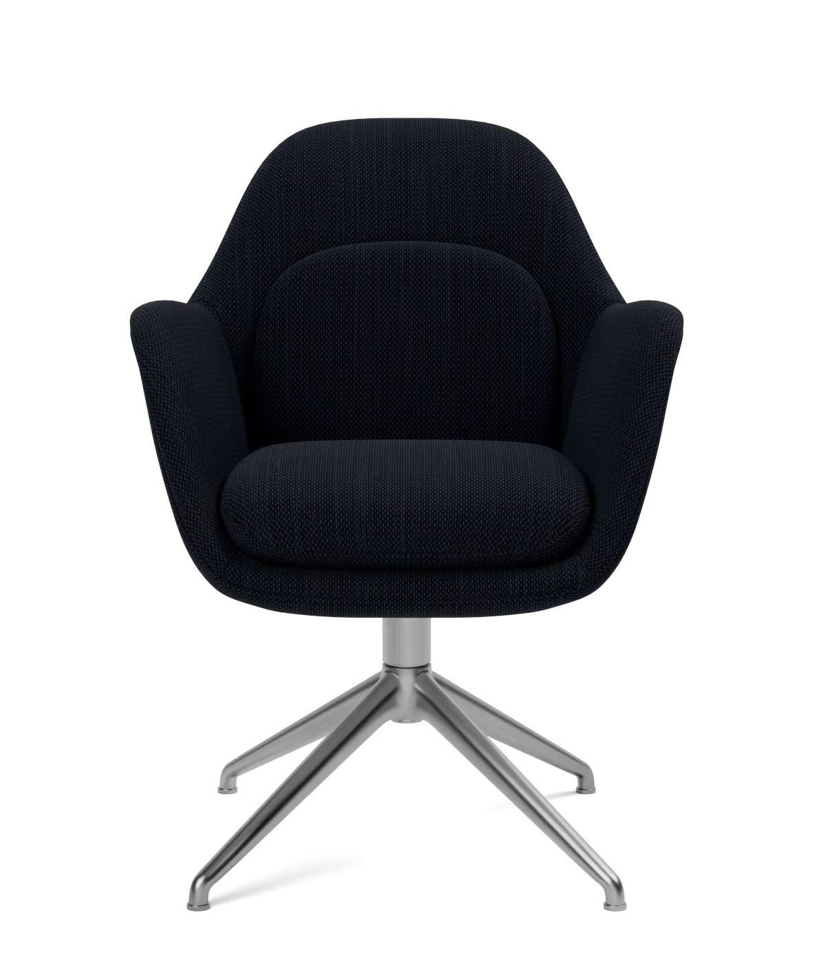 Swoon Chair Swivel Base, aluminium / sunniva 192
